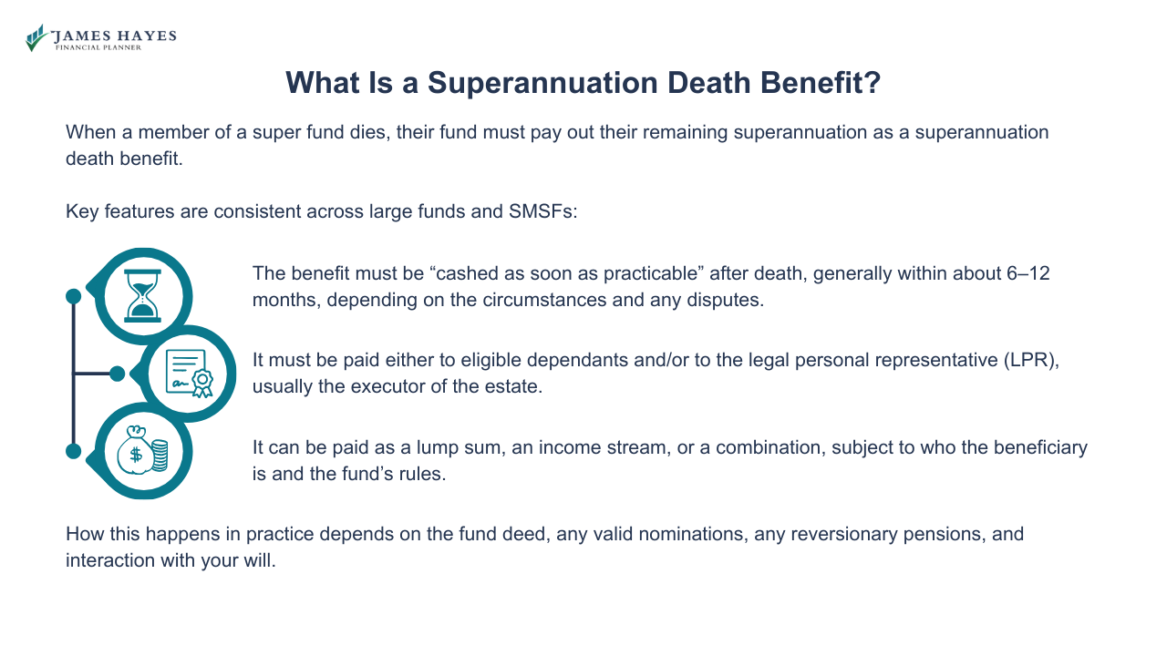 What is a superannuation death benefit