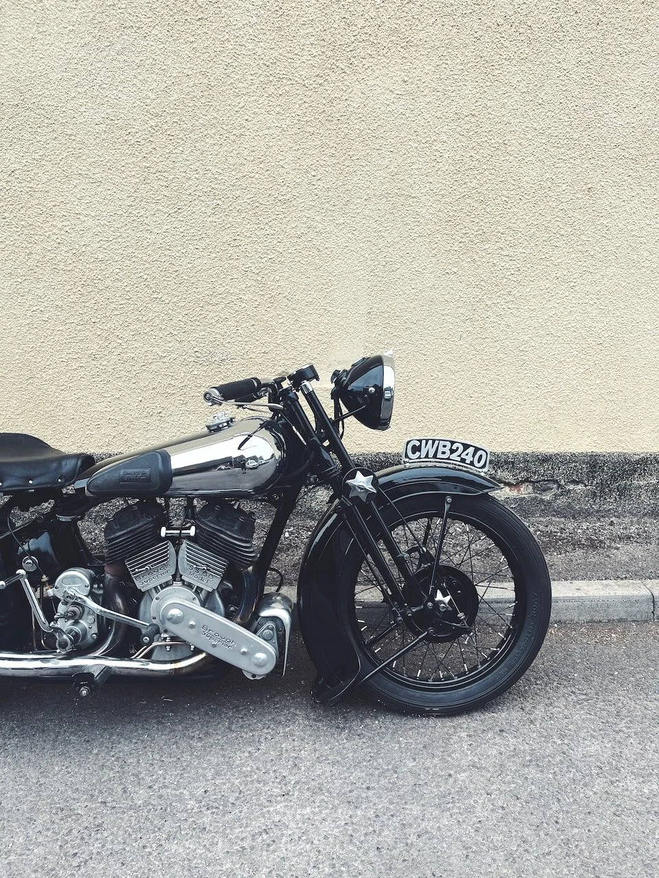 Brough Superior vintage motorcycle
