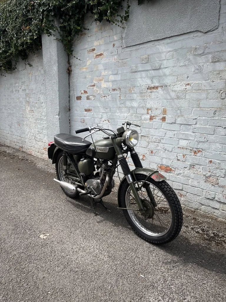 classic triumph tiger cub for recommissioning in bristol