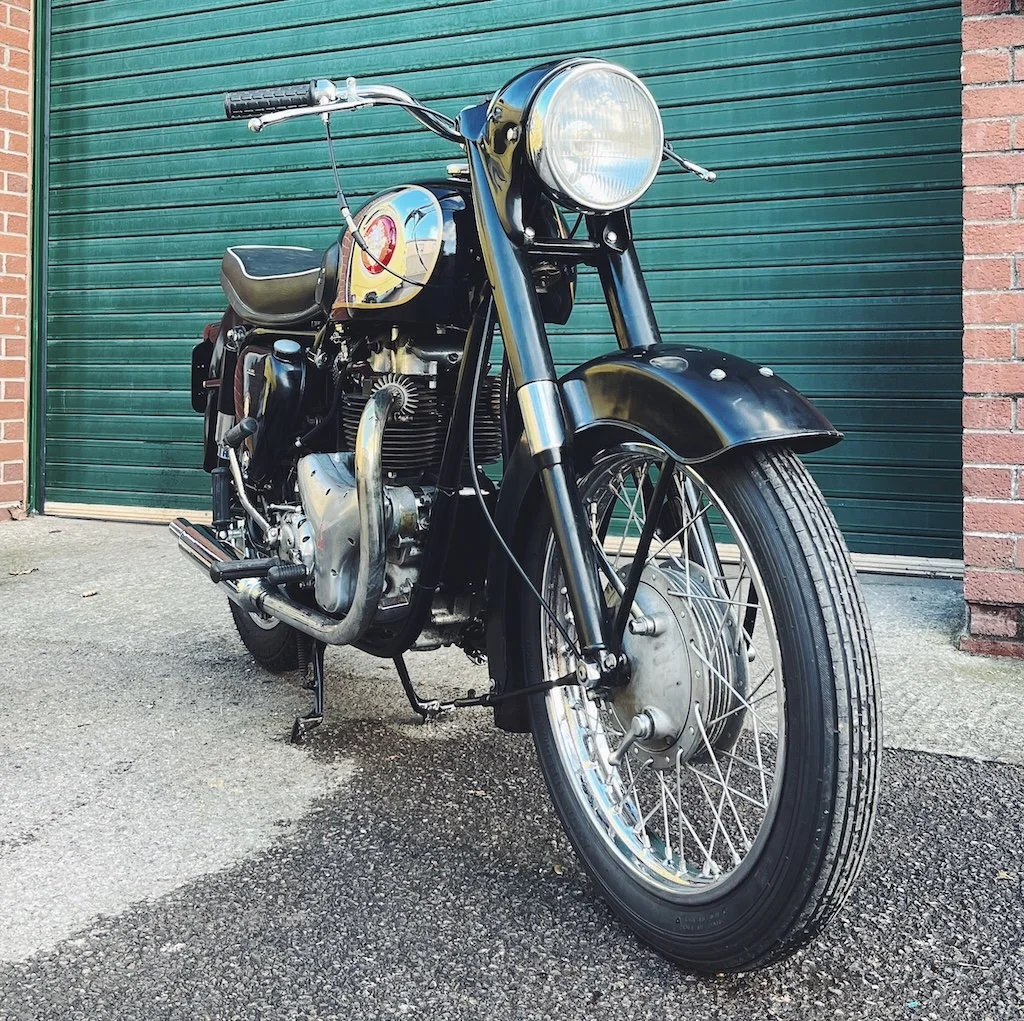 Classic BSA motorcycle