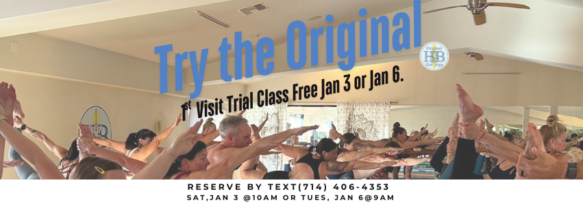 Trial Class Sat Jan 3 or Tues Jan 6