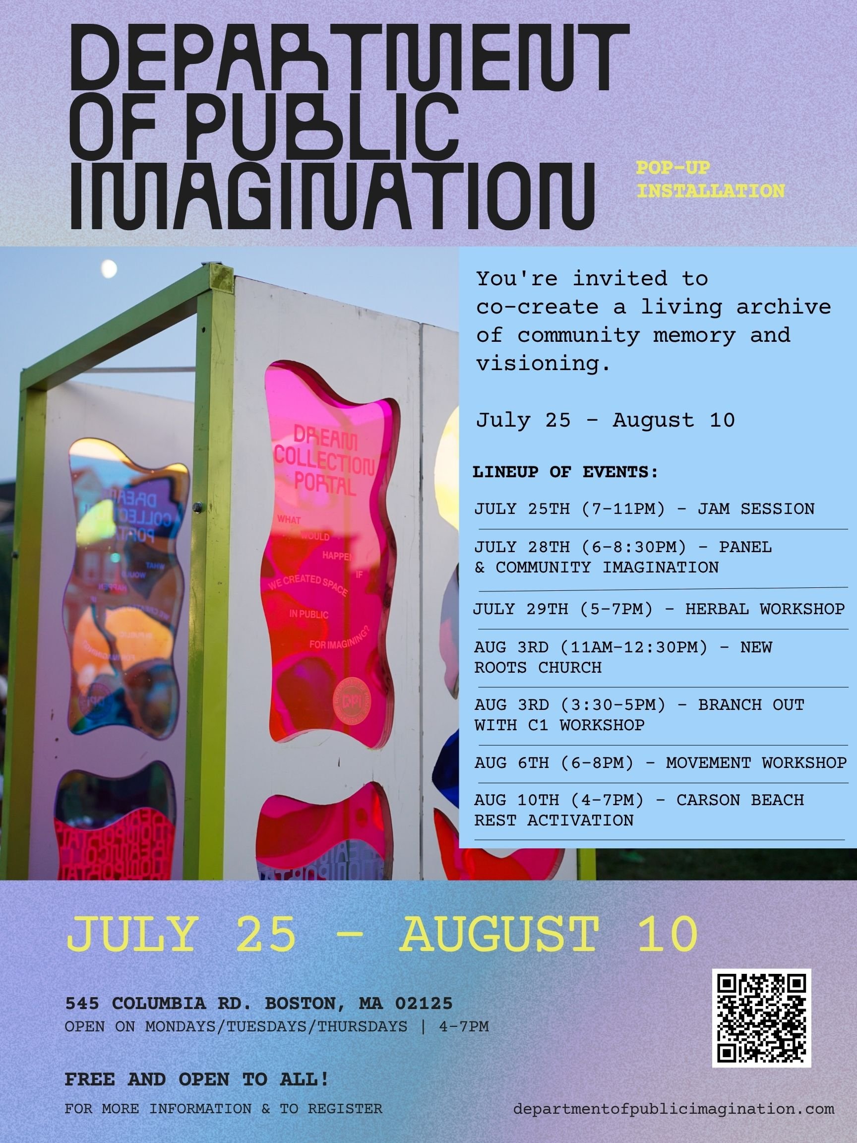 Department of Public Imagination installation