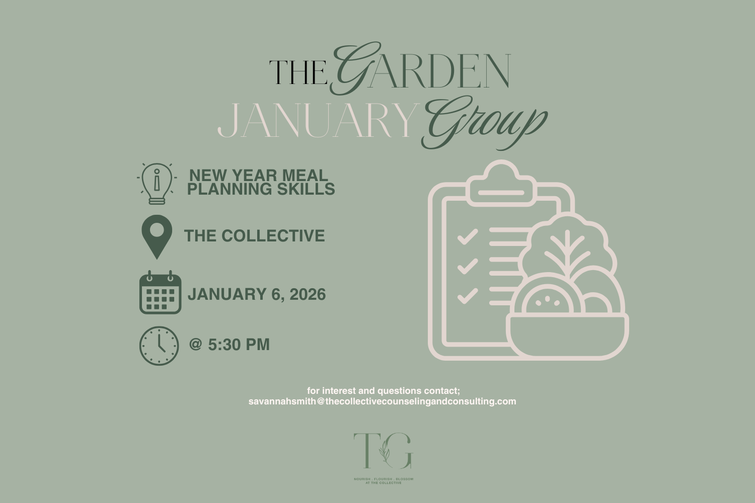 The Garden January Group