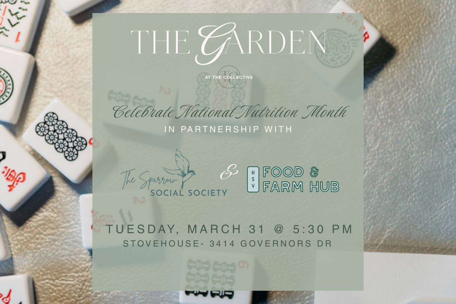  Special Garden Event: Nutrition & Mental Wellness