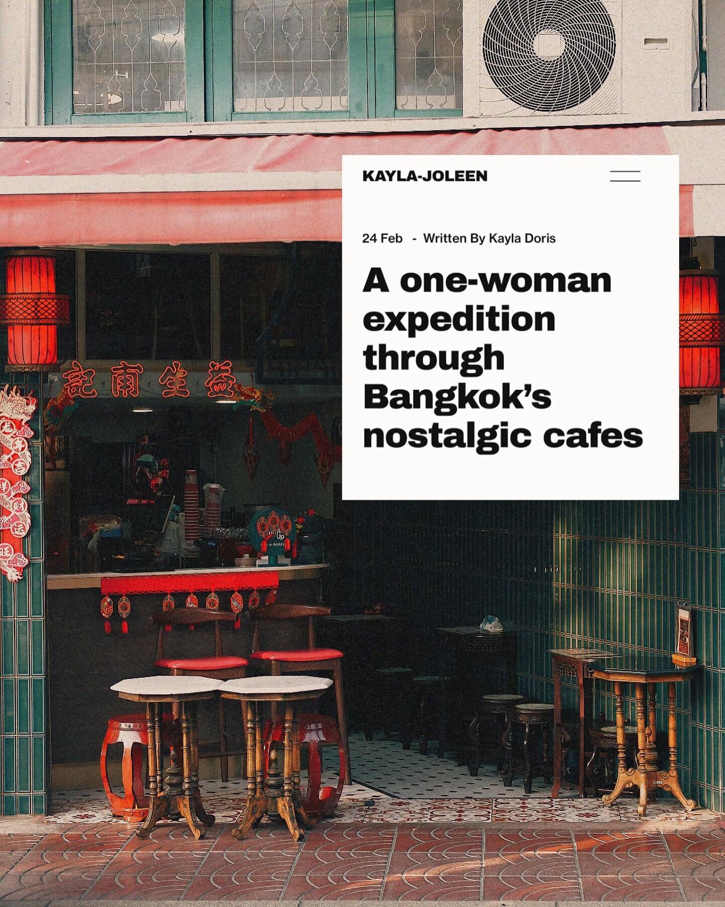 Shabby interiors, no aircon and most definitely no wifi or plug sockets&mdash;it should be a remote workers worst nightmare, and yet each morning I&rsquo;ve found myself venturing to yet another of Bangkok&rsquo;s old-school cafes. These traditional 