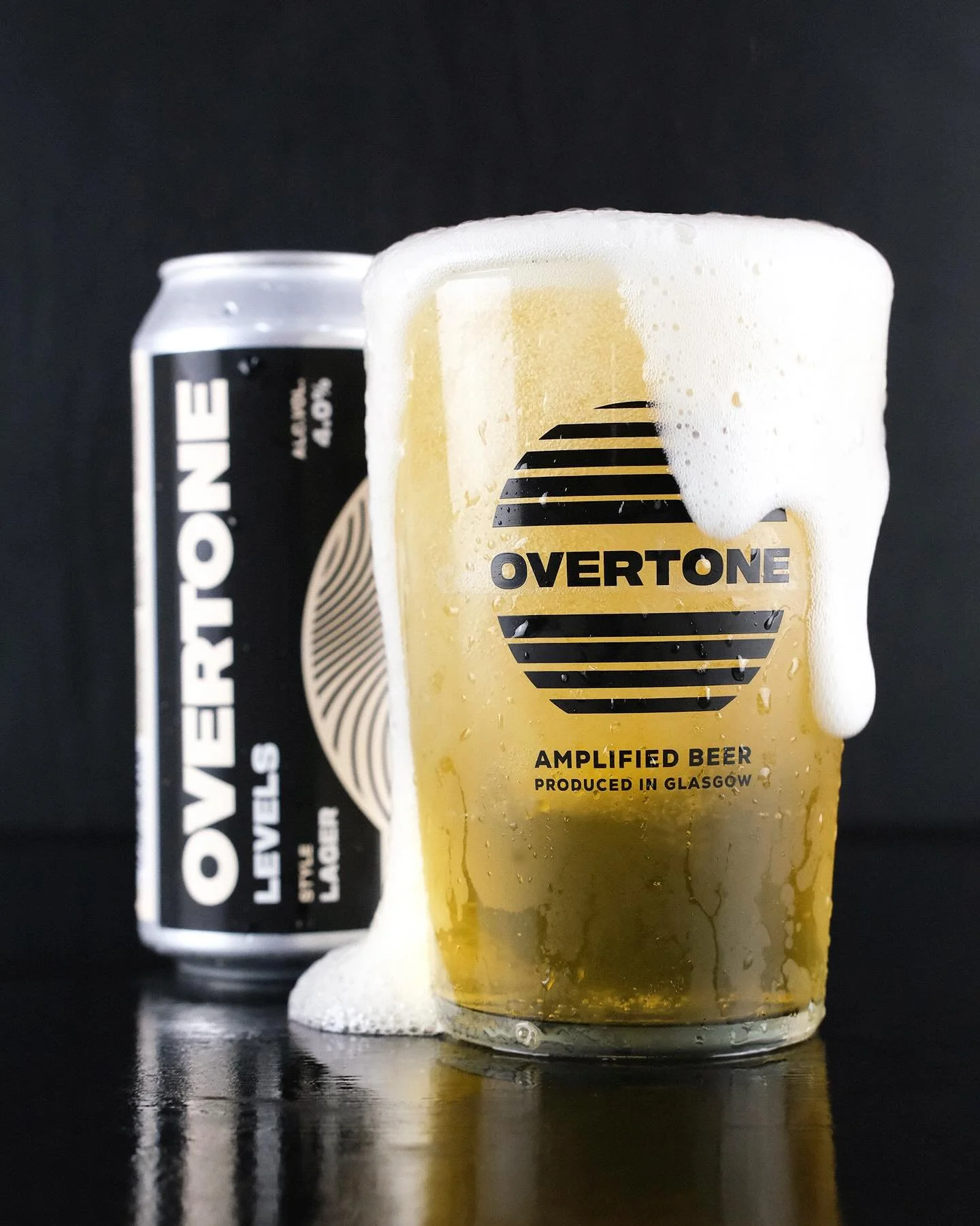 Levels is our newest core beer.

Brewed to be approachable and easygoing while still carrying the bold, vibrant character Overtone is known for.

We created this unfiltered lager as a step up from the standard pint by giving casual drinkers more flav