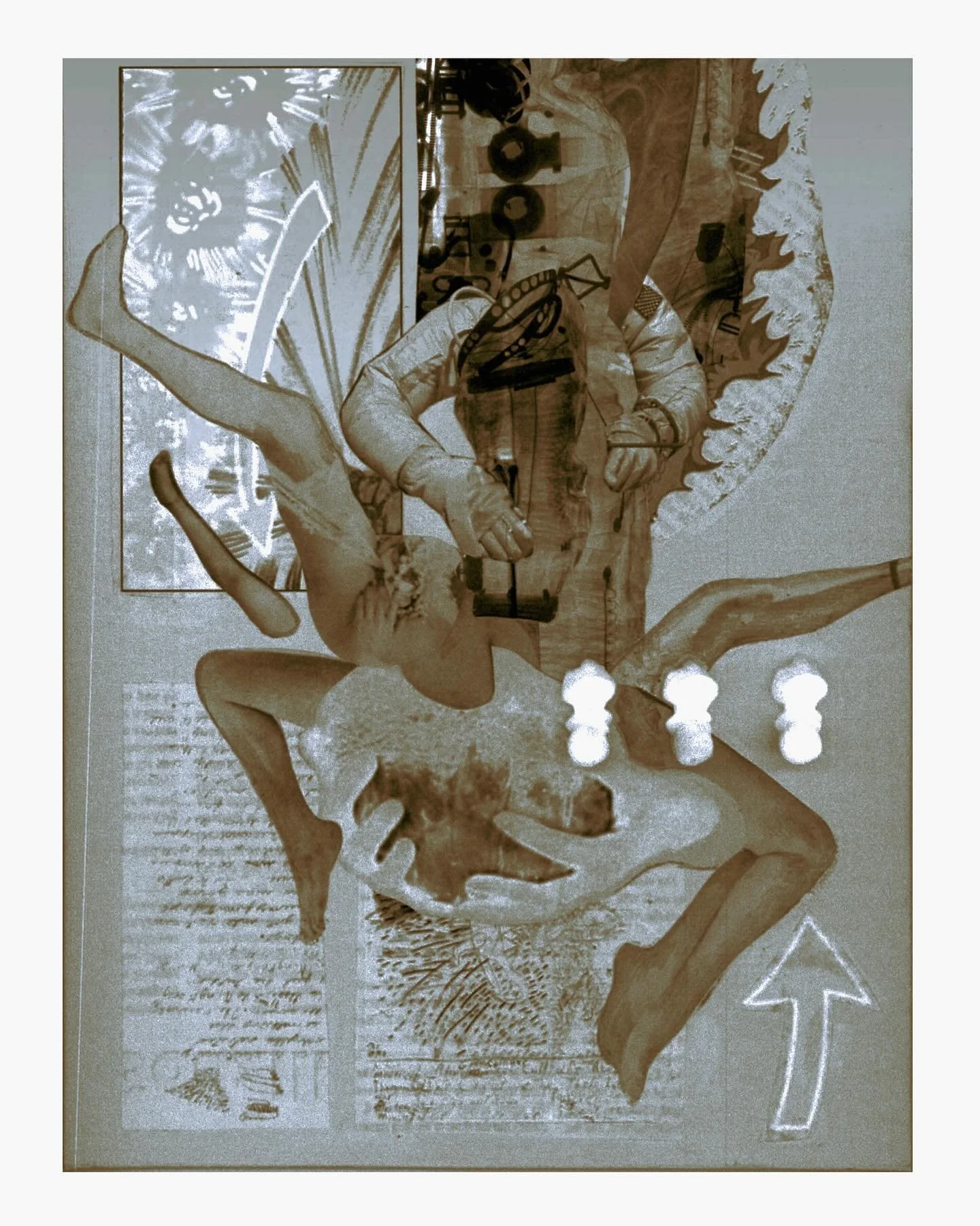 pheromones and primordial rust!!!
not even the first collage i have made about this nonsense, although this time it turned into more of a formal exercise&hellip;. clippings from fangoria, g-fan, after hours, and national geographic. the white blobs a