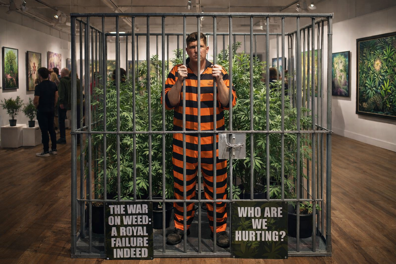 Who Are We Hurting: An exhibit confronting the cannabis prohibition in australia