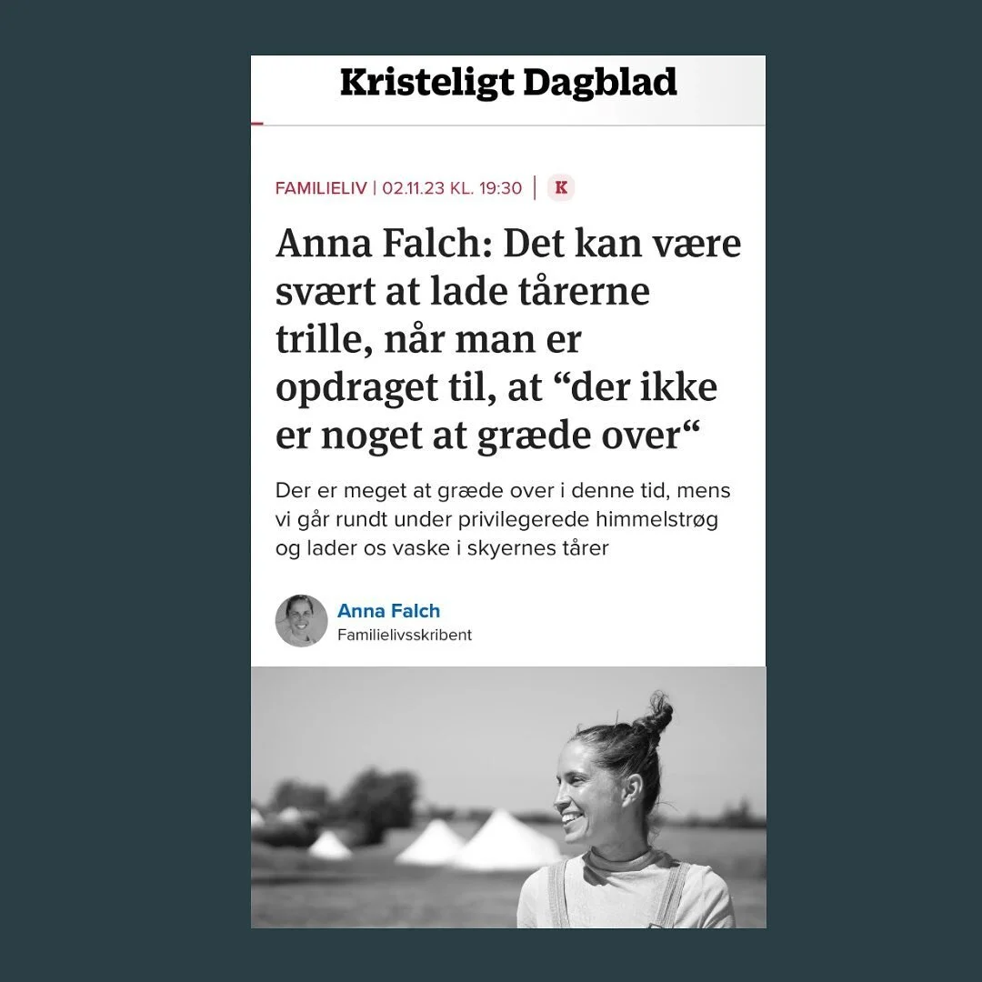 Denne l&oslash;rdags klumme til Kristligt dagblad&hellip;m&aring;ske du l&aelig;ste med forleden og kan genkende begyndelsen af den, nu er den blevet l&aelig;ngere&hellip;.Tak fordi du l&aelig;ser med 🙏

&ldquo;&hellip;Ude i haven gr&aelig;der tr&ae