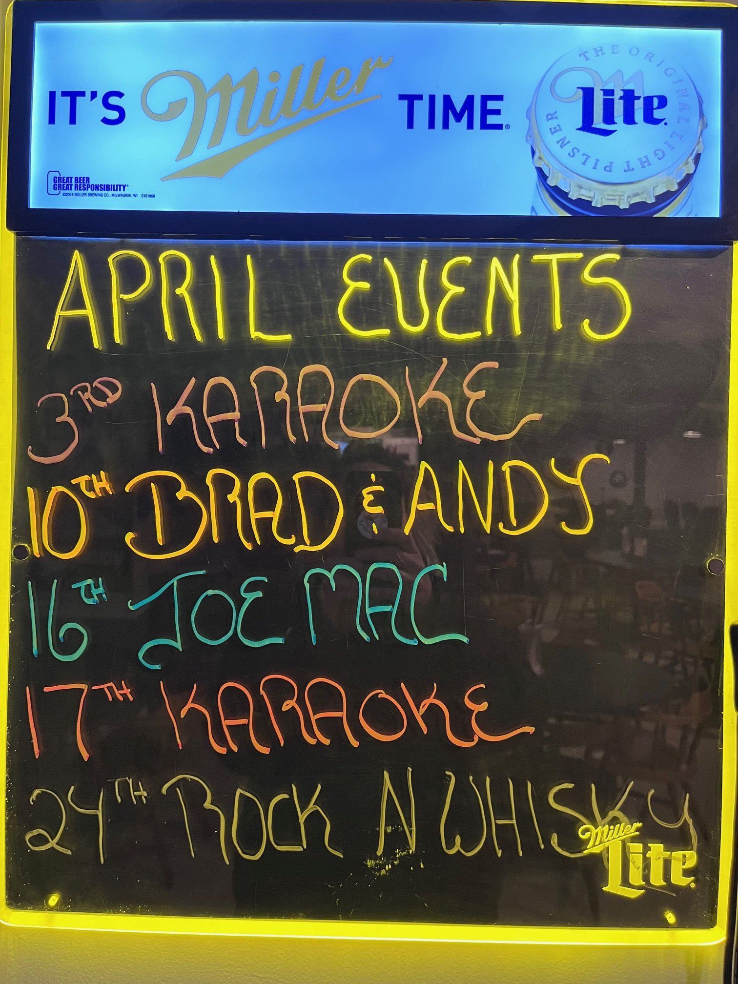 Post #24 April Food &amp; Music Schedule