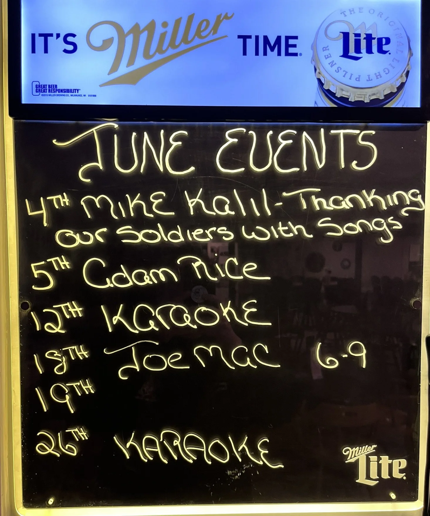 Legion Post #24 June Schedule