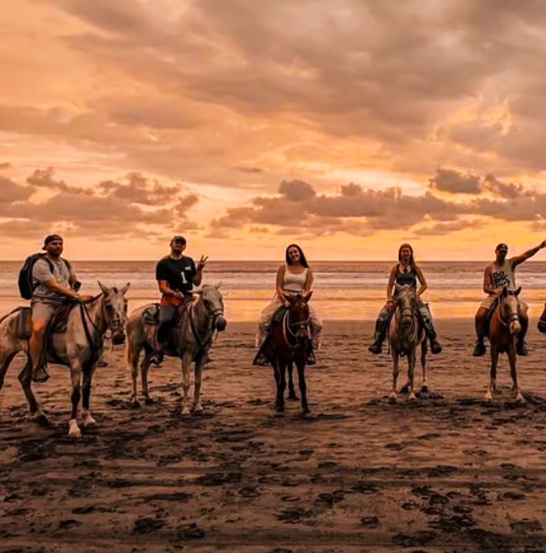 Horseback riding experience on Jacó Beach Costa Rica