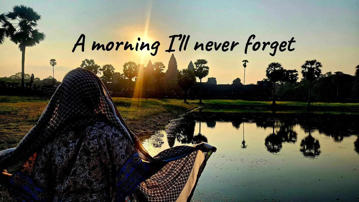 A morning I&rsquo;ll never forget.

There&rsquo;s something about watching the first light rise over Angkor Wat that stays with you forever. The magic is undeniable &mdash; the stillness, the energy, the way the sun slowly reveals this ancient wonder