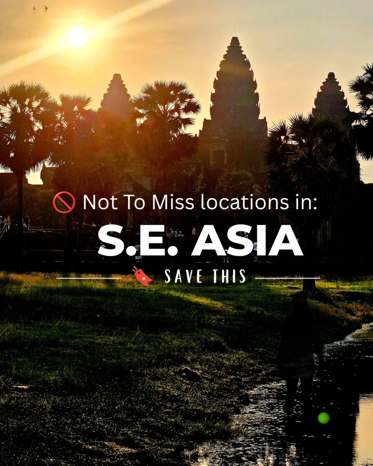 🌏 SE ASIA CHANGED ME. 
👉Let it change you too.

13 destinations. 
One trip. 
A lifetime of memories.

From feeding giraffes at lunch in Phu Quoc 🦒 to watching the sun rise over Angkor Wat 🌅, standing on the most beautiful beach in the world at Ma
