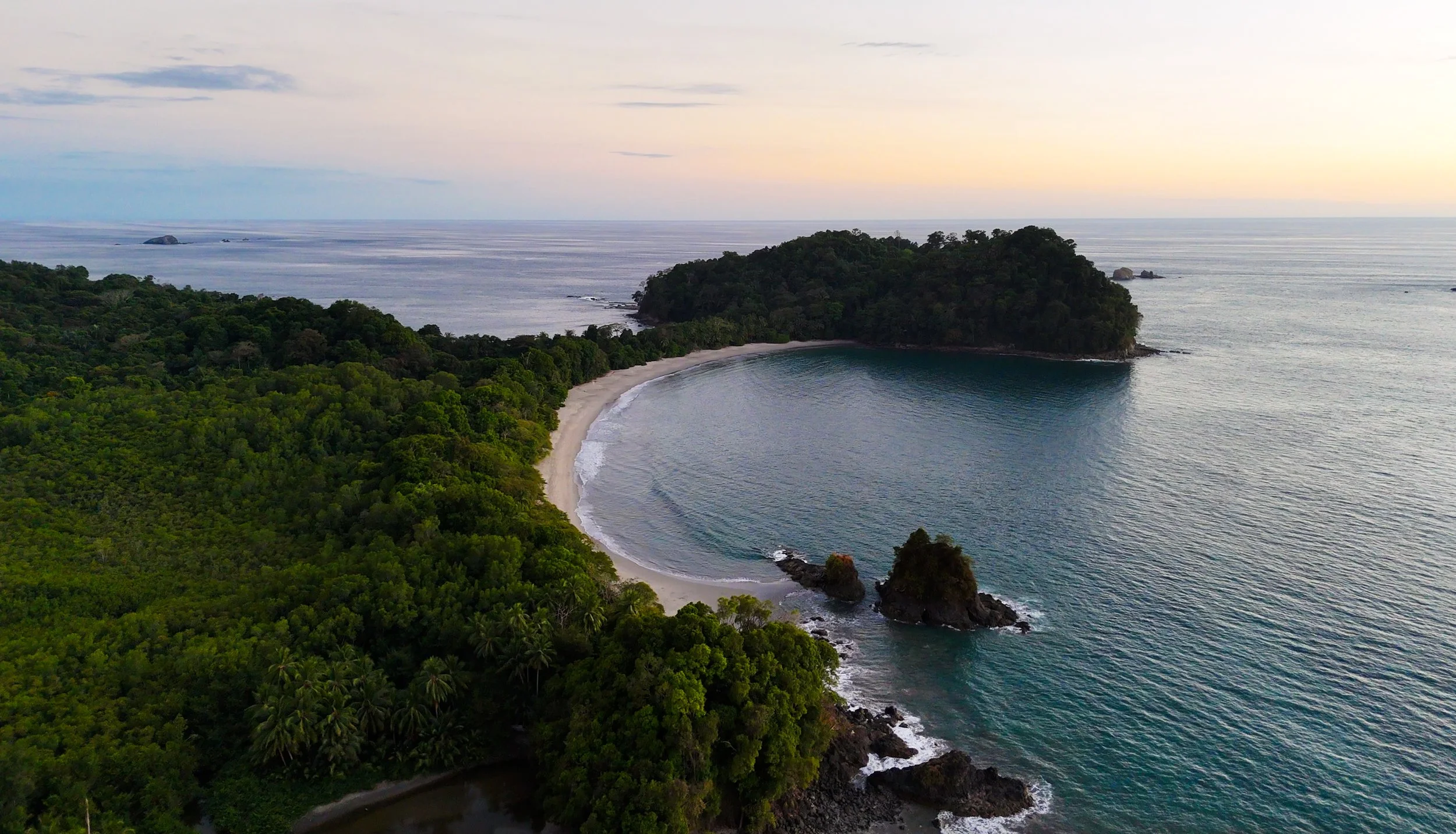 Manuel Antonio National Park coastline Costa Rica