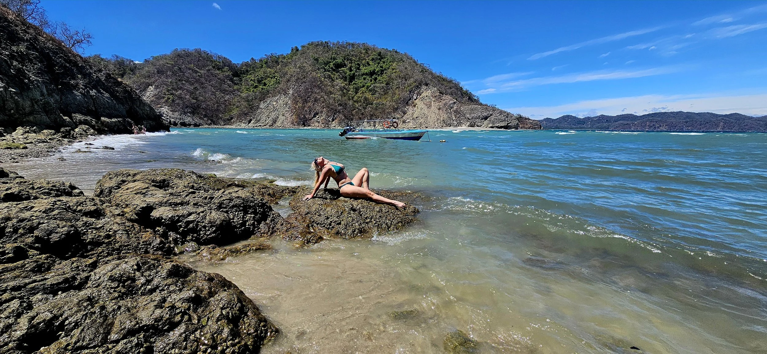 Tortuga Island Gulf of Nicoya tropical scenery
