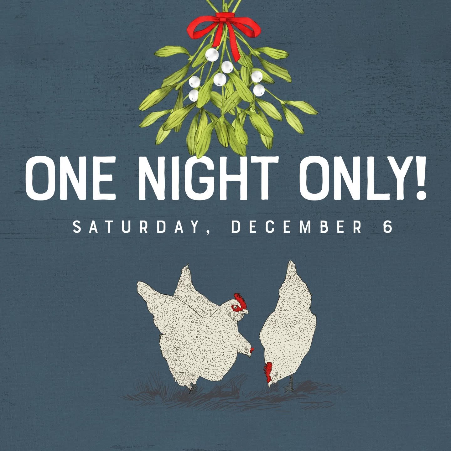 {🚨🚨 C'est Winter Walk samedi soir! 🚨🚨}

Le Perche will be open until 9pm on Saturday, December 6th for Winter Walk 2025!

✔️ Join us for dinner in the dining room by the fire!  We will be featuring delicacies such as Escargots, French Onion Soup,