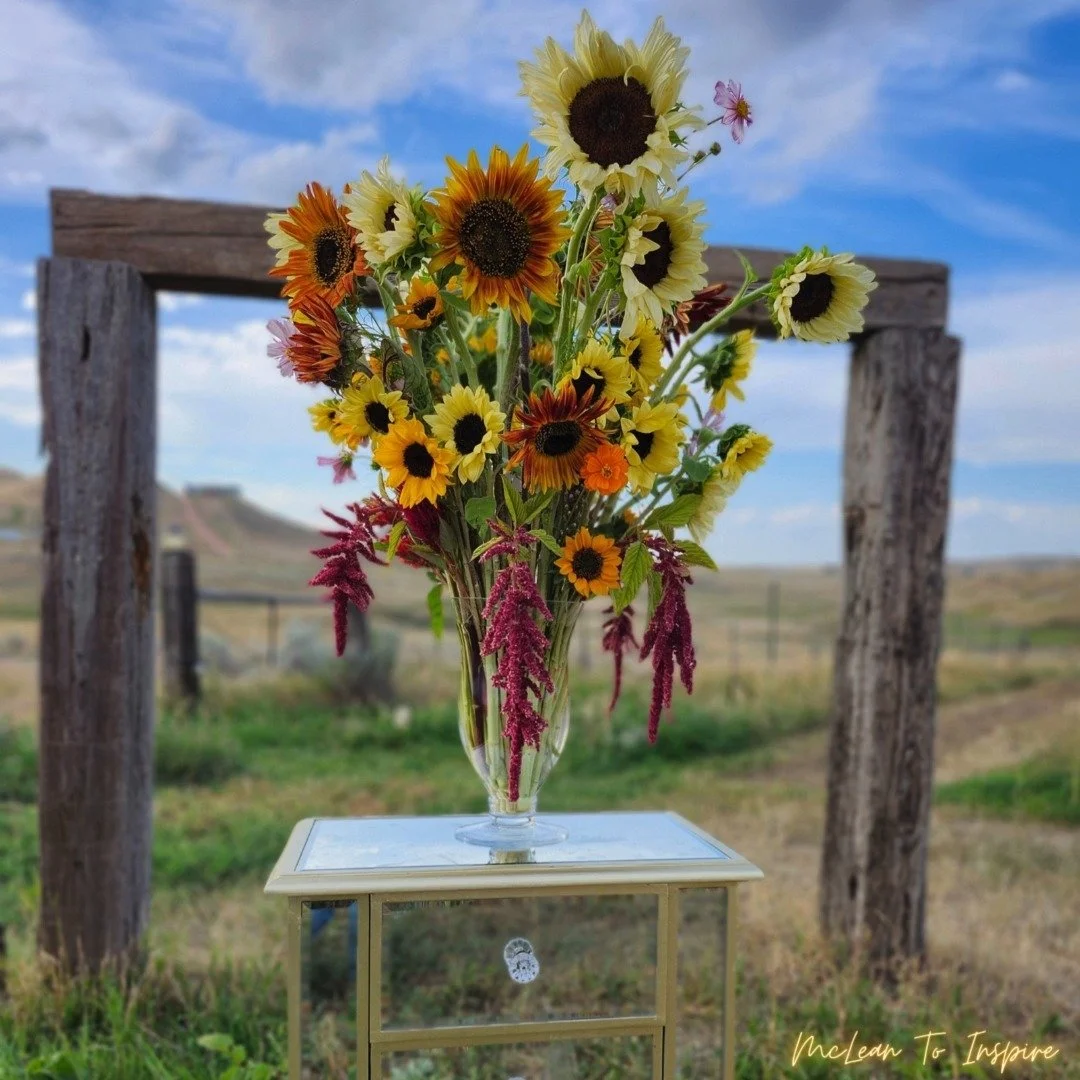 This beautiful Extra large Urn floral arrangement makes a grand display. The versatility of an extra large arrangement like this works for funerals, weddings, luxury events or even a over the top floral gift.
Every flower is grown right here on the