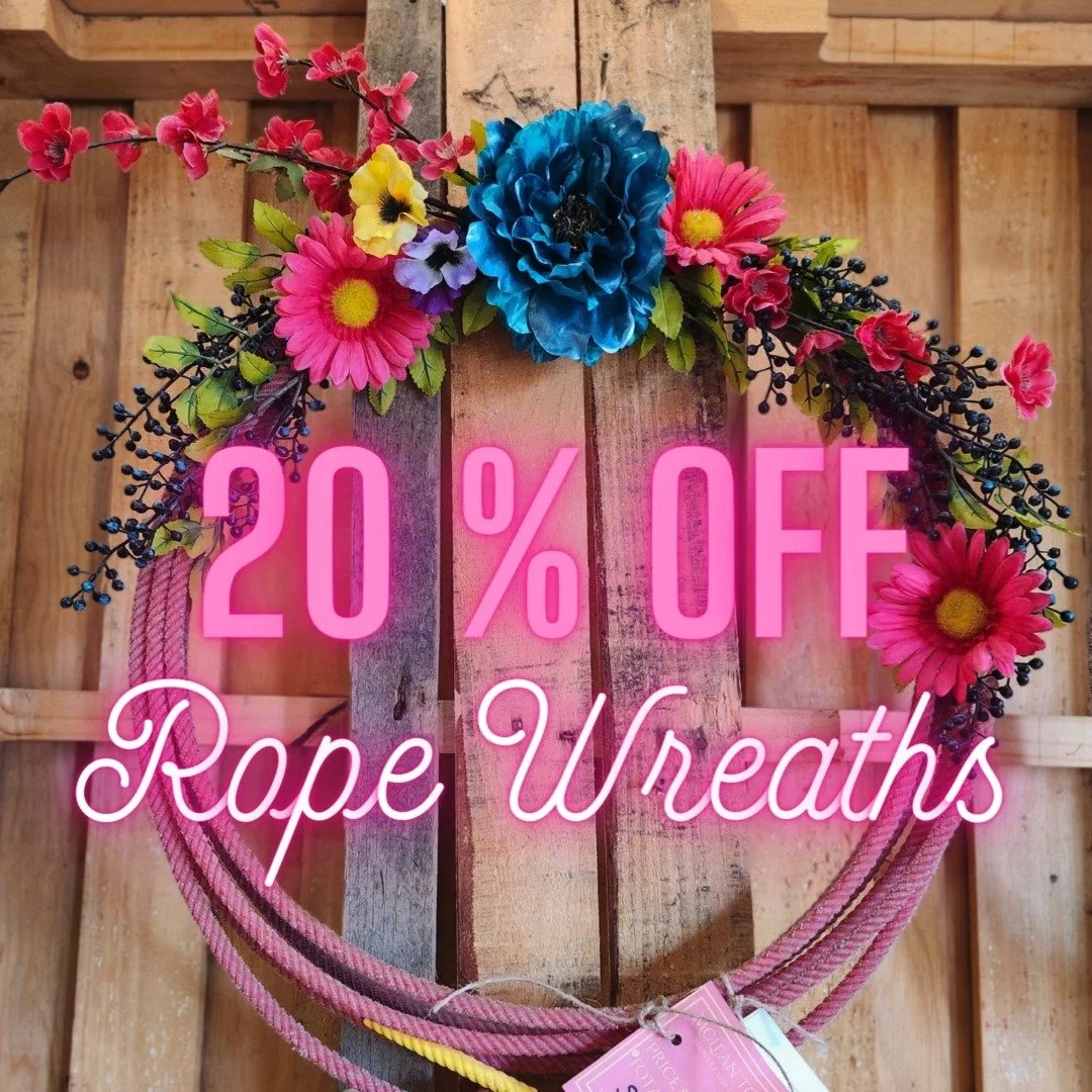 20% off Rope Wreaths today at the farmstand! We are trying to move old stock to make room for all our new dried flower creations coming soon from this years harvest!
Also when you stop in don't forget to pickup a free bouquet for FREE FLOWER FRIDAY!