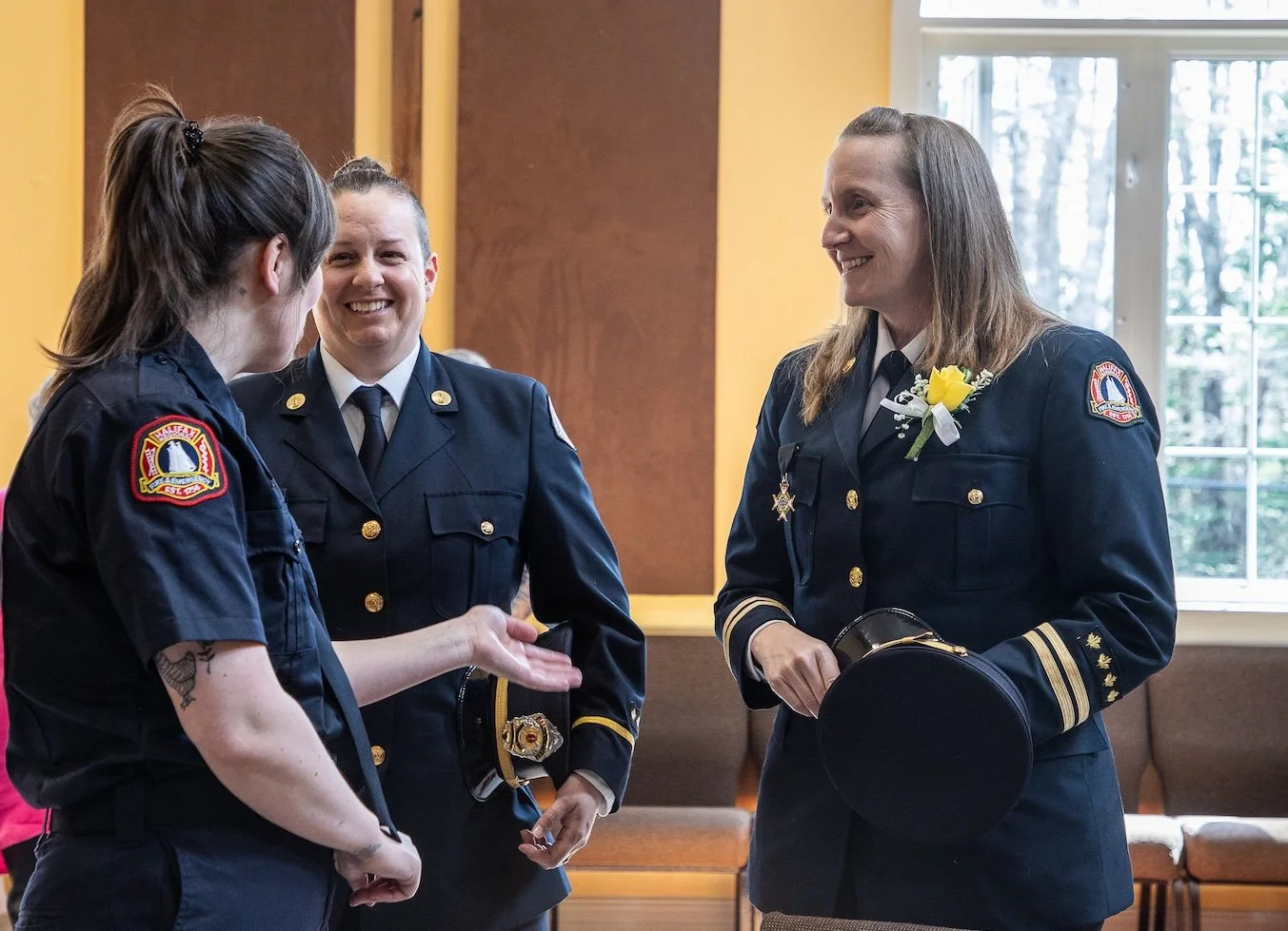 first resps chatting after unveiling.jpg