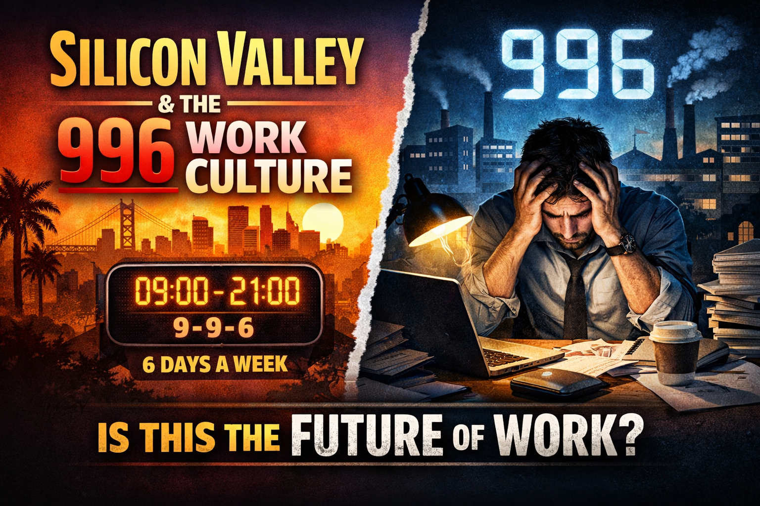 996 - regress of the working hours in modern times