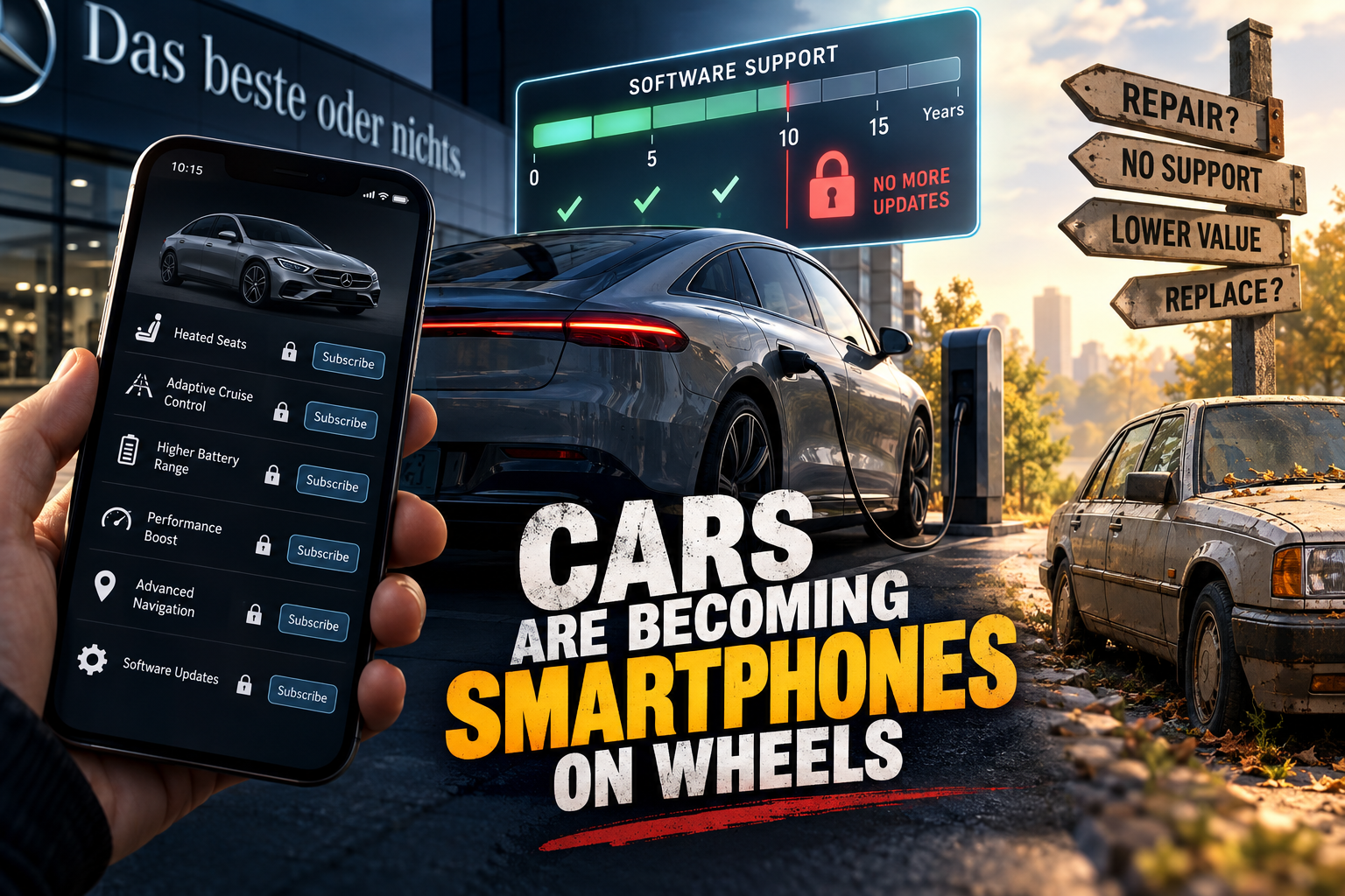 software updates -Risk of buying a modern car