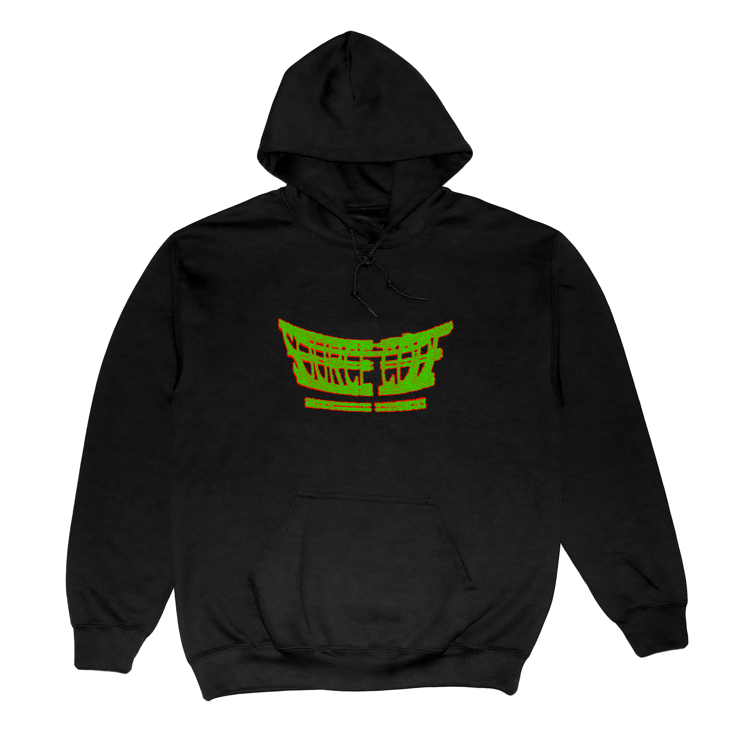 [DTF] Main Logo Hoodie (Black:Green:Red).png