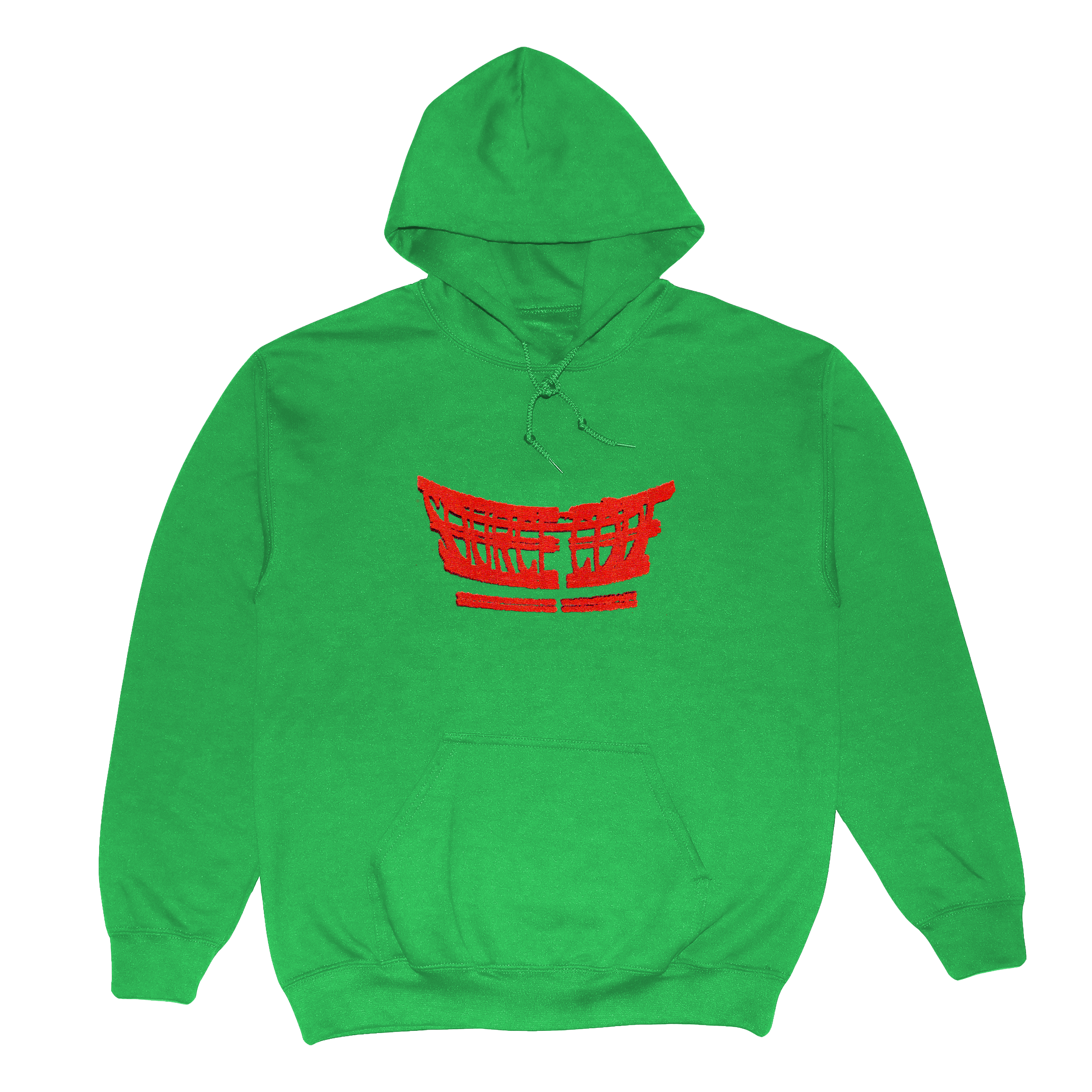 [DTF] Main Logo Hoodie (Green:Red) #2.png