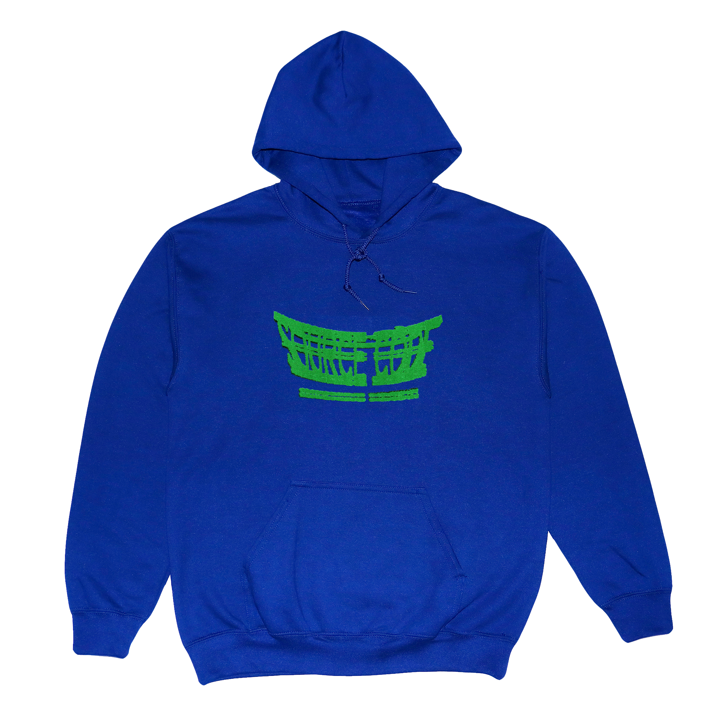 [DTF] Main Logo Hoodie (Navy:Green).png