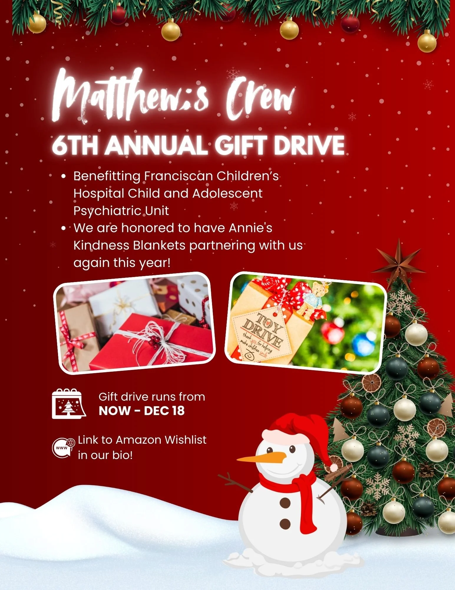 6th Annual Gift Drive 