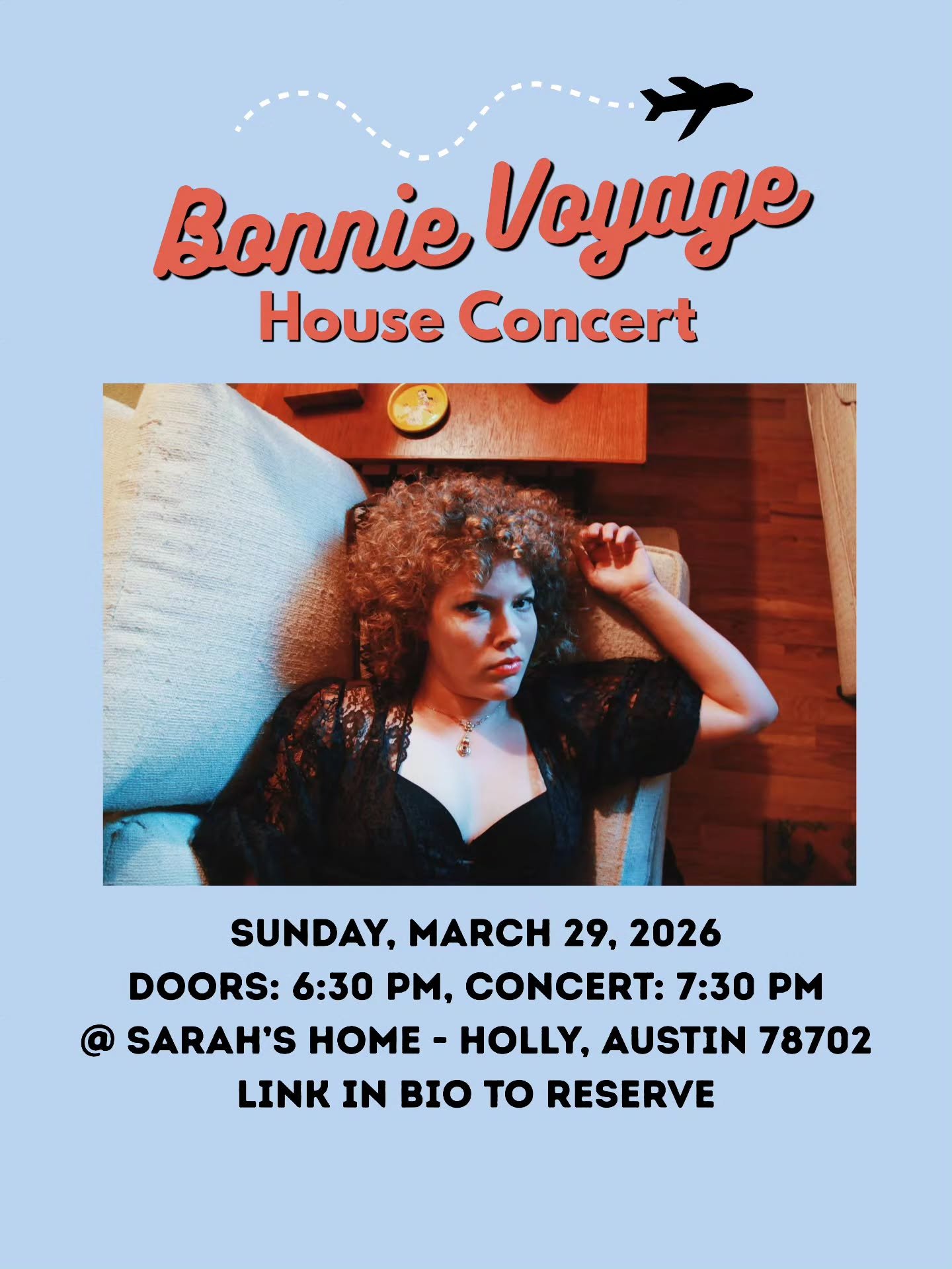 Our girl, @bonnikins is moving to Los Angeles. Let&rsquo;s give her a warm Texas send-off.

I'm honored to host Bonnie for my next house concert gathering. There will be @bighatspirits and possibly some special guests, as well. :)

#houseconcerts #li