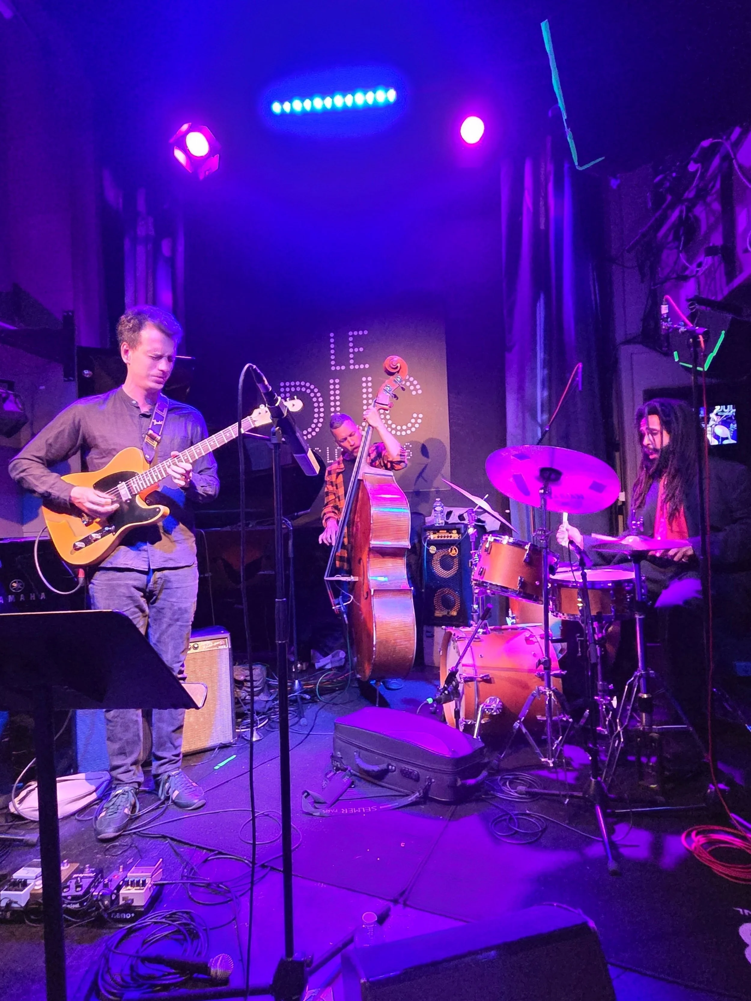 A snapshot of our Paris Jazz adventures. We suggest you stay on Texas time. LATE nights.

Jam at @ducdeslombards : Hosted by @gaelorello .
@jeanjacqueselangue @jeanmichelpilc @thomas_g_posner Thanks for the lift, @boudrums! #Paris1

@caveaudelahuchet