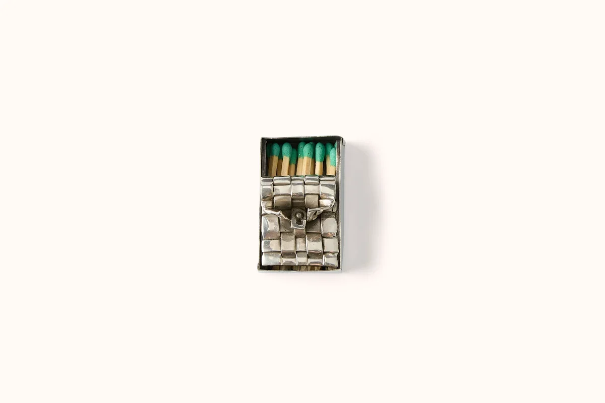 Sterling Silver Sardine Matchbox