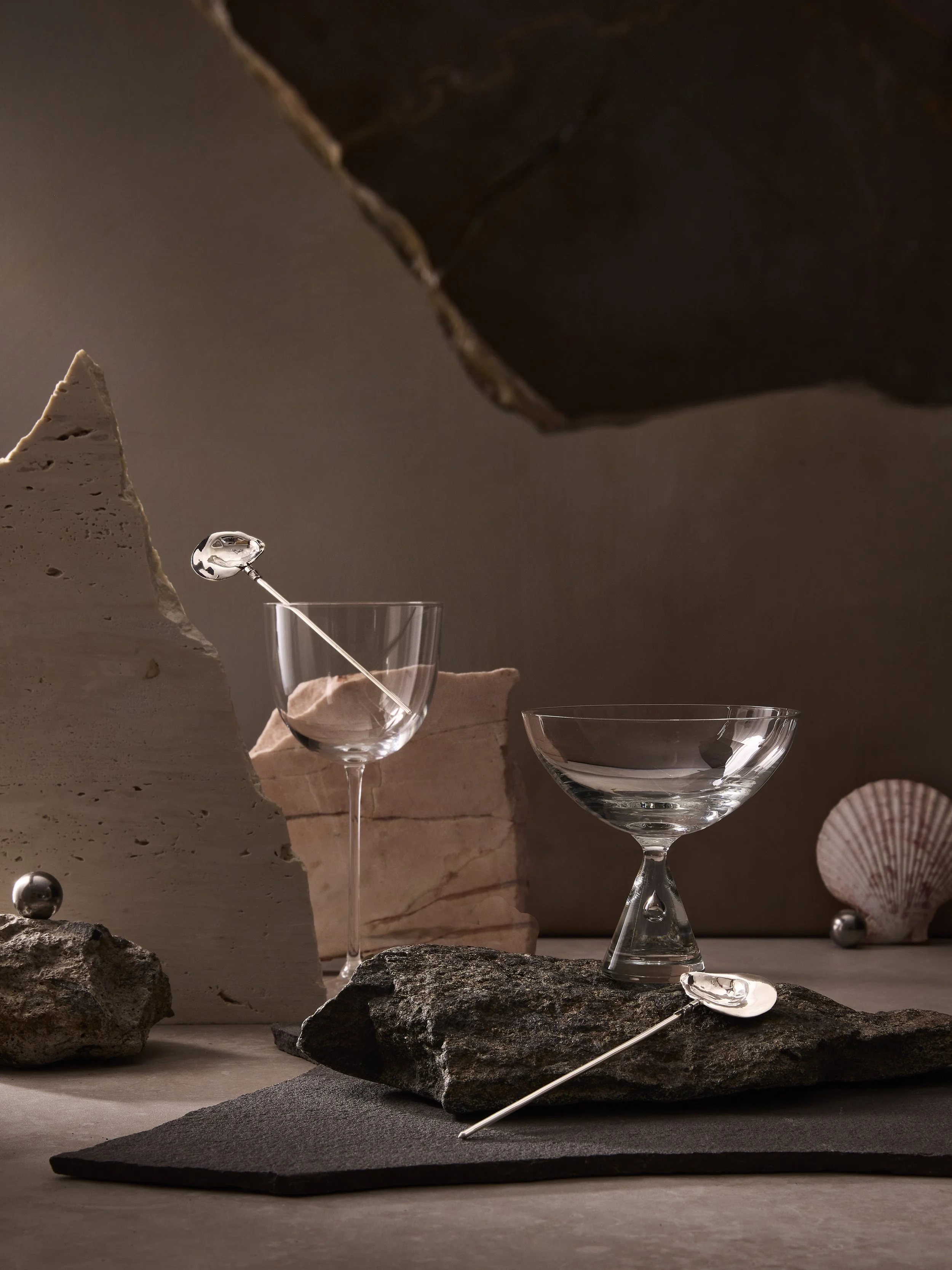 Southwestern Silver Martini Picks — HEATH WAGONER Silversmith