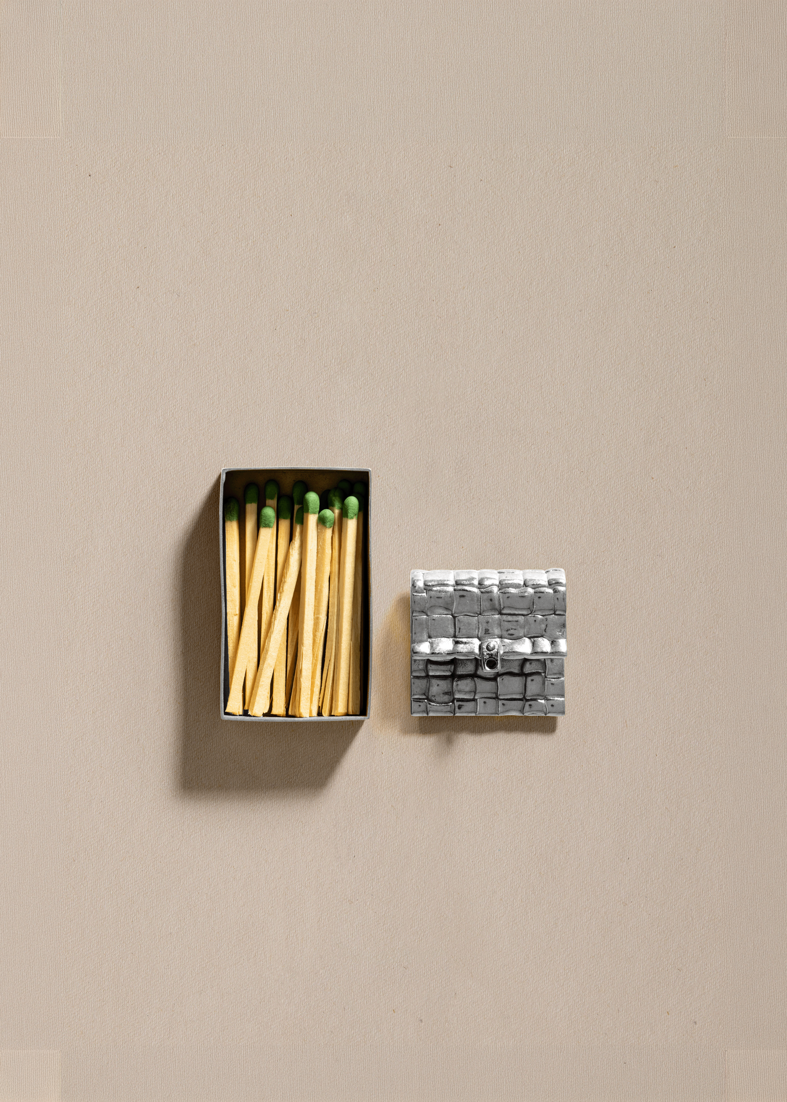 Sterling Silver Sardine Matchbox