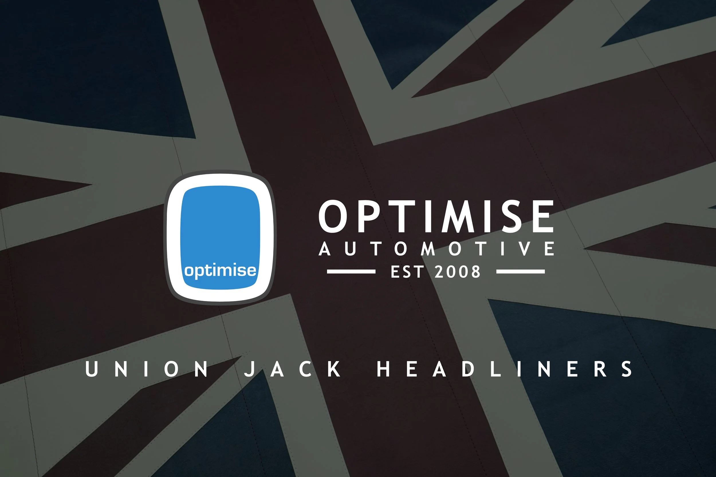 Classic Mini Union Jack Headliners, Re-Launched.