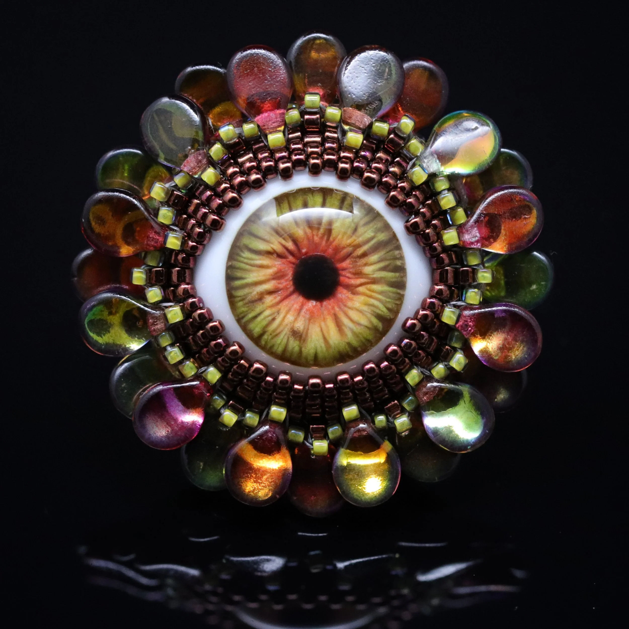 Autumn's Gaze - Eldritch Flower Brooch