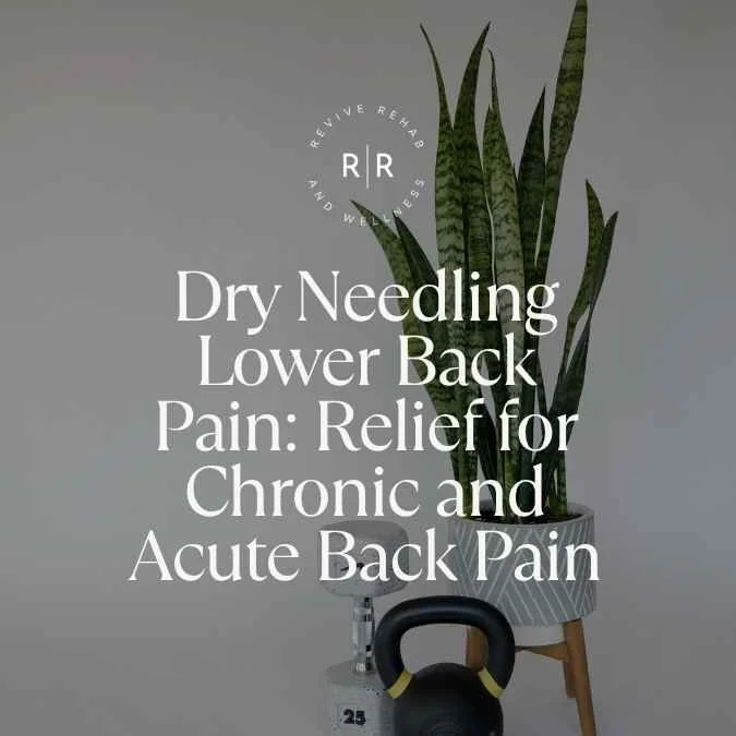 Dry Needling Lower Back Pain: Relief for Chronic and Acute Back Pain