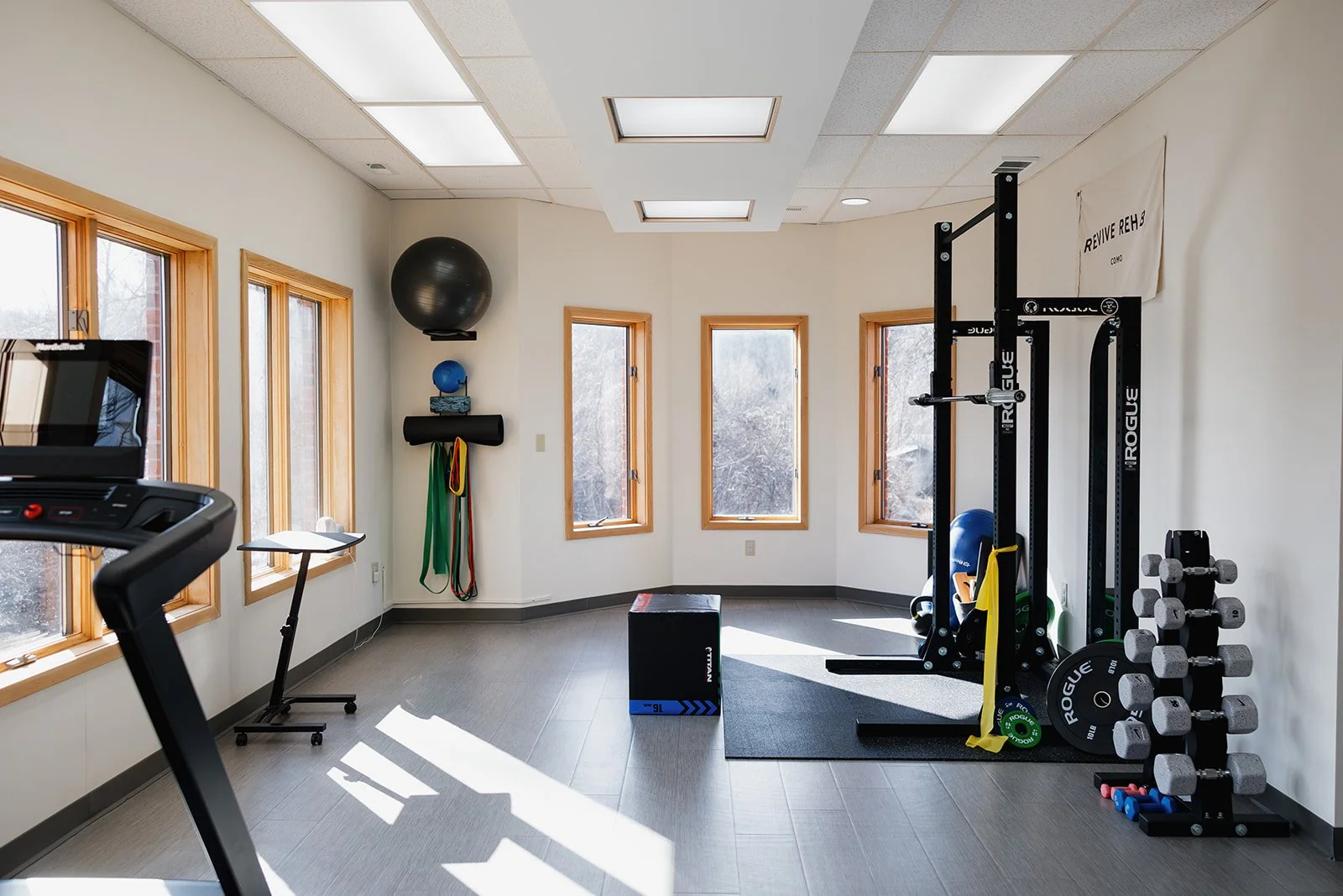 Revive Rehab Physical Therapy gym space in Columbia, MO