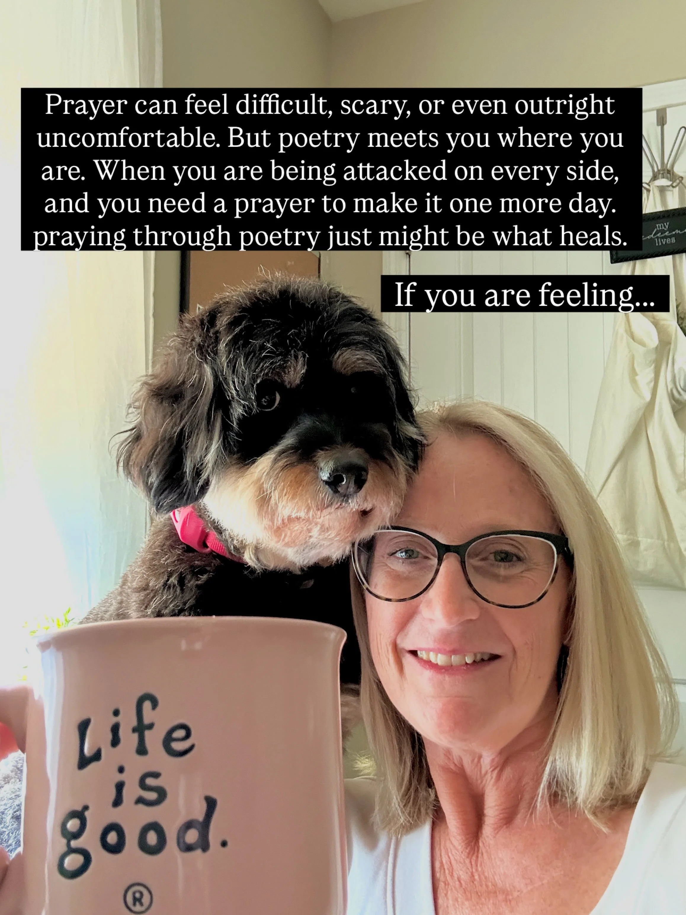 Poetry just might be what heals💜 #carolynstaffieripoetry #prayer #faithpoetry #prayerwarrior