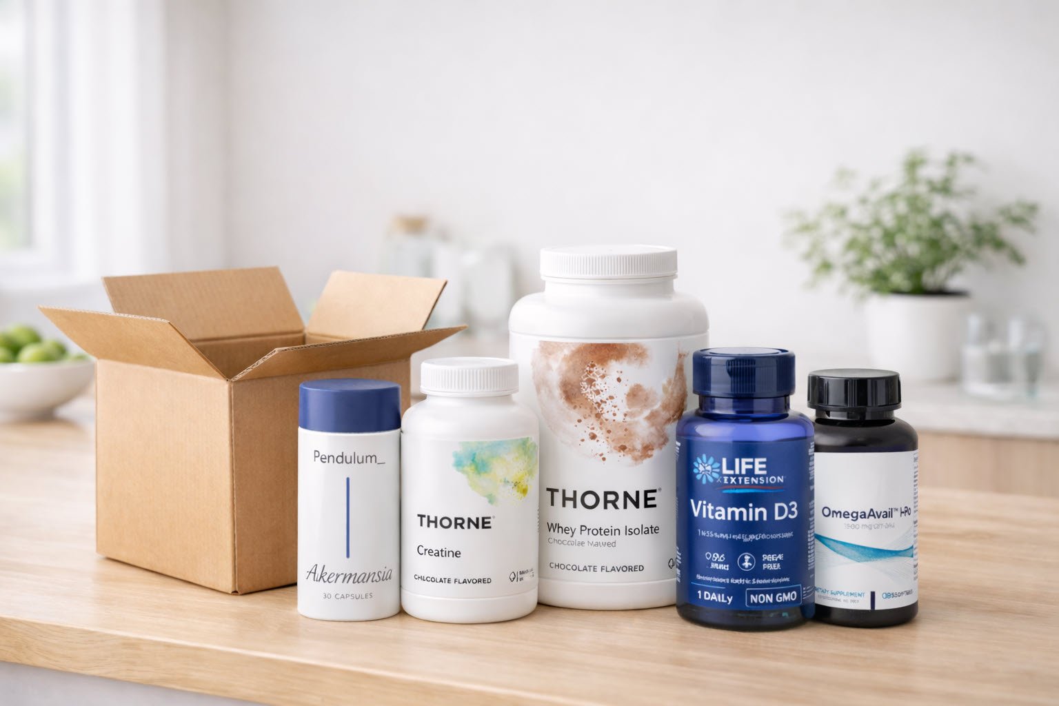 Clinician-grade supplements delivered through the Fullscript dispensary
