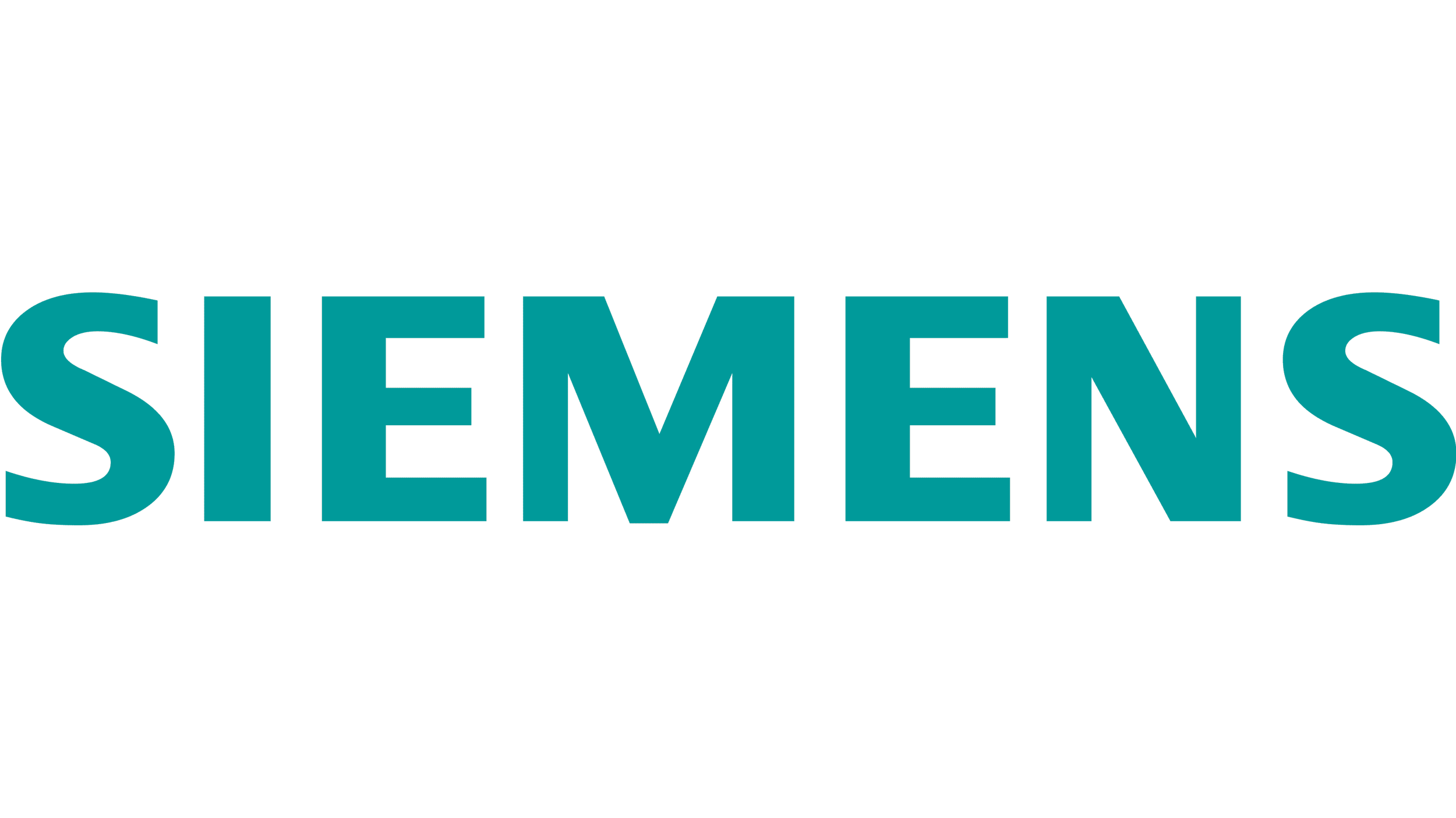 Siemens logo in black and teal text on a white background.