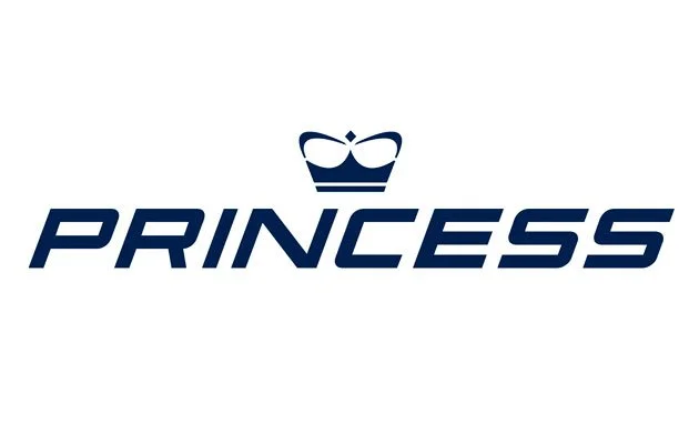 Logo with a crown above the word 'PRINCESS' in bold, italicized letters.