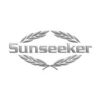 Logo with the word 'Sunseeker' surrounded by laurel branches