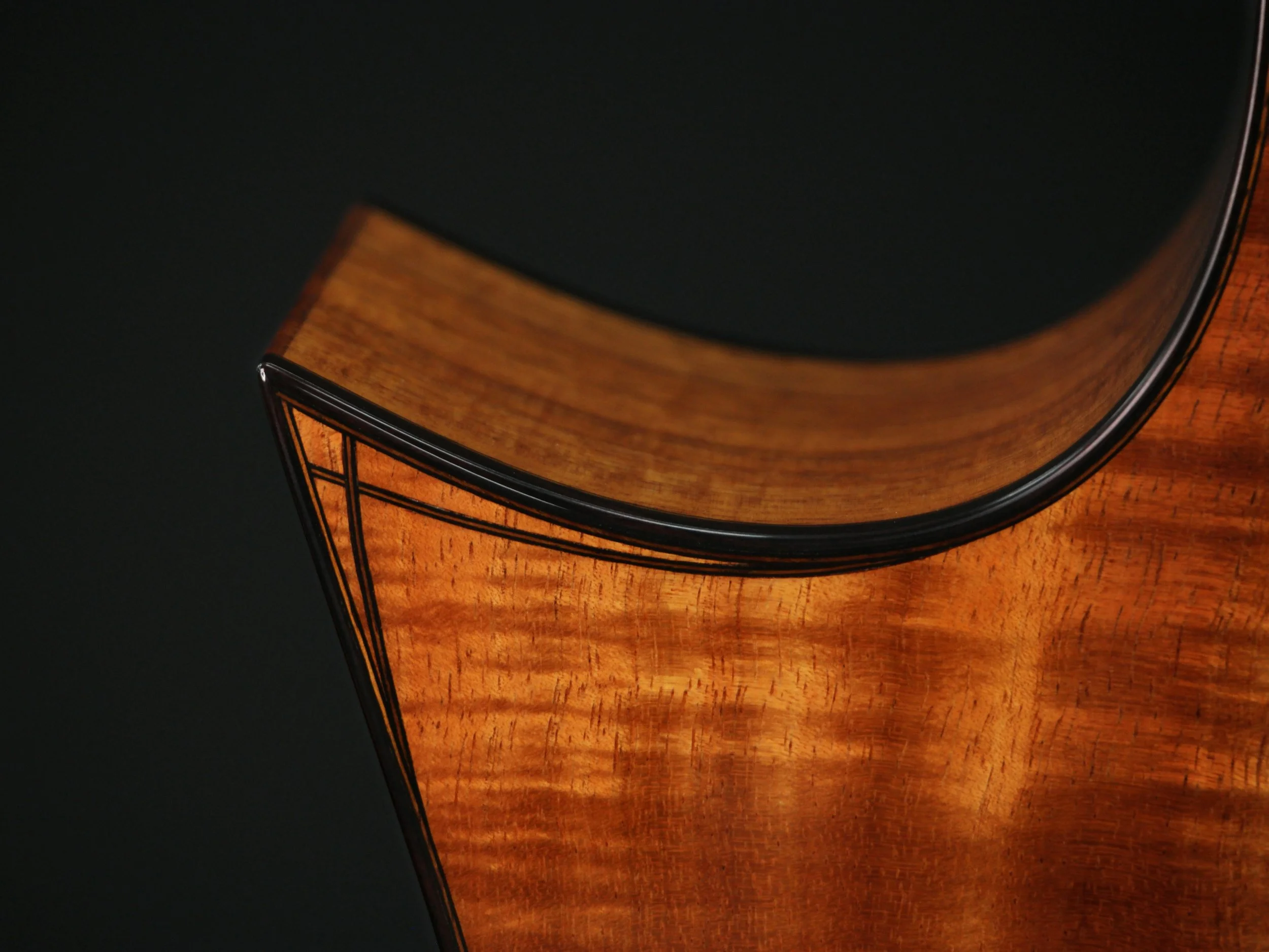 Woodland Edition - SJ model with Florentine cutaway trimmed with intersecting Koa purflings