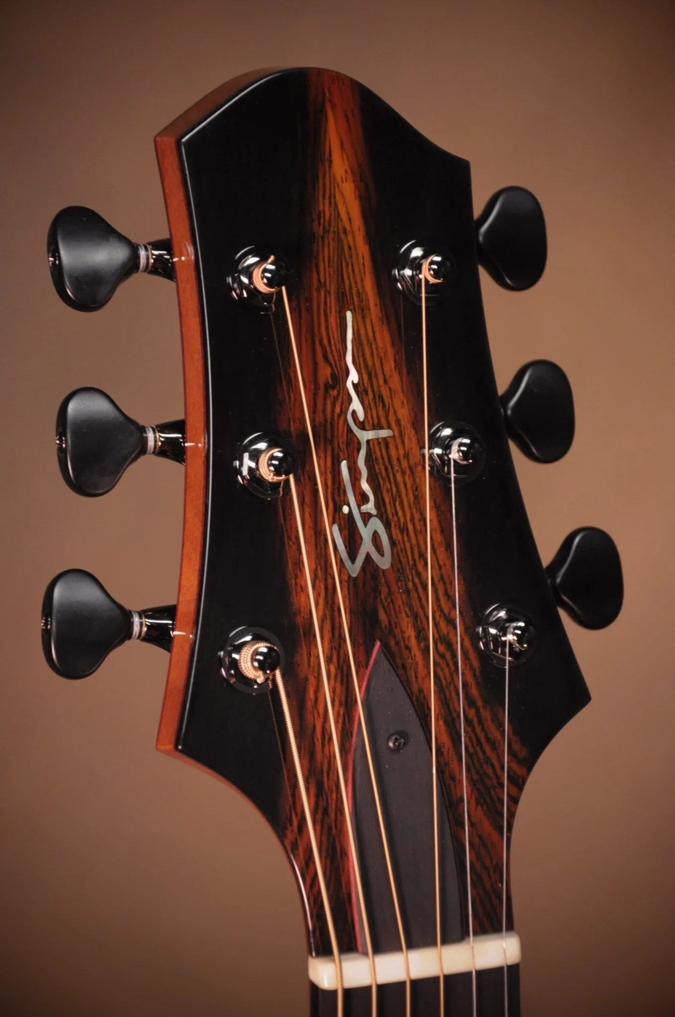 Simpson Headstock with Pearl Logo