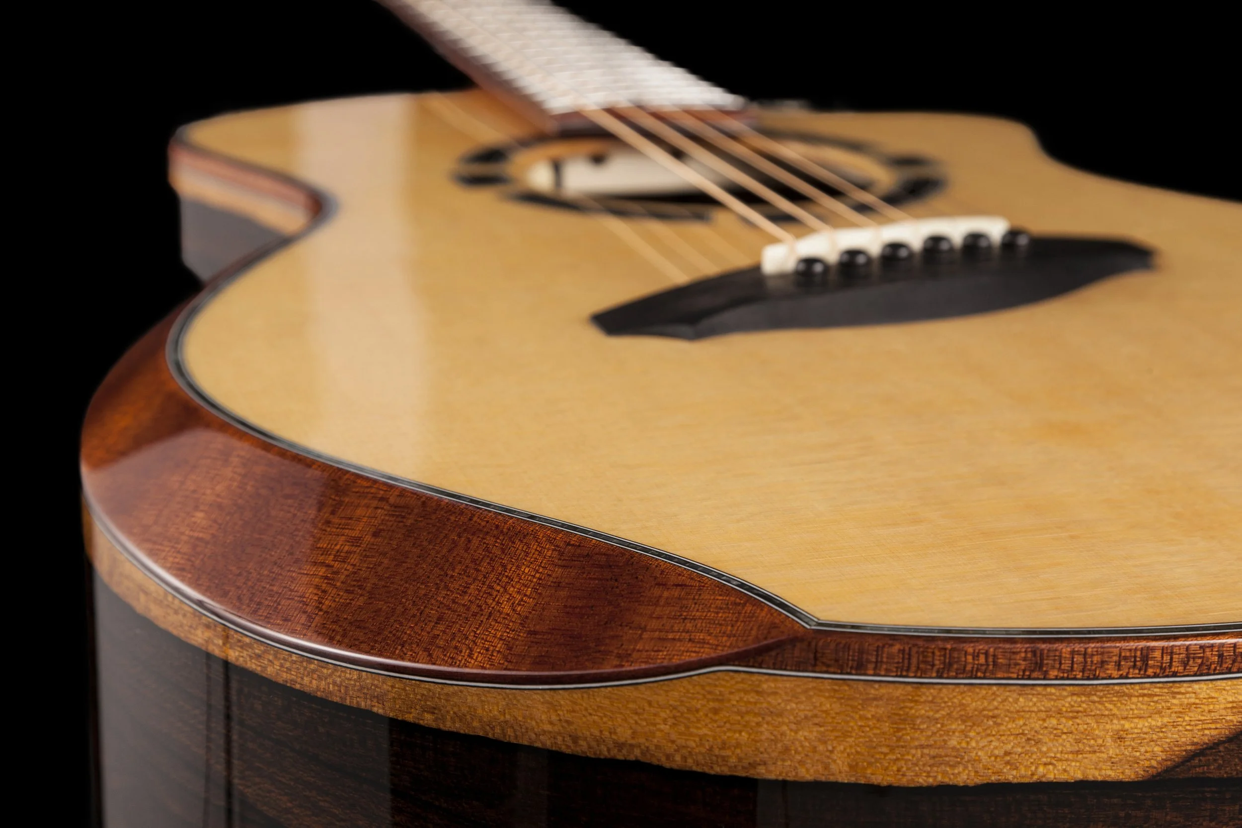 Simpson Sapele Armrest Bevel