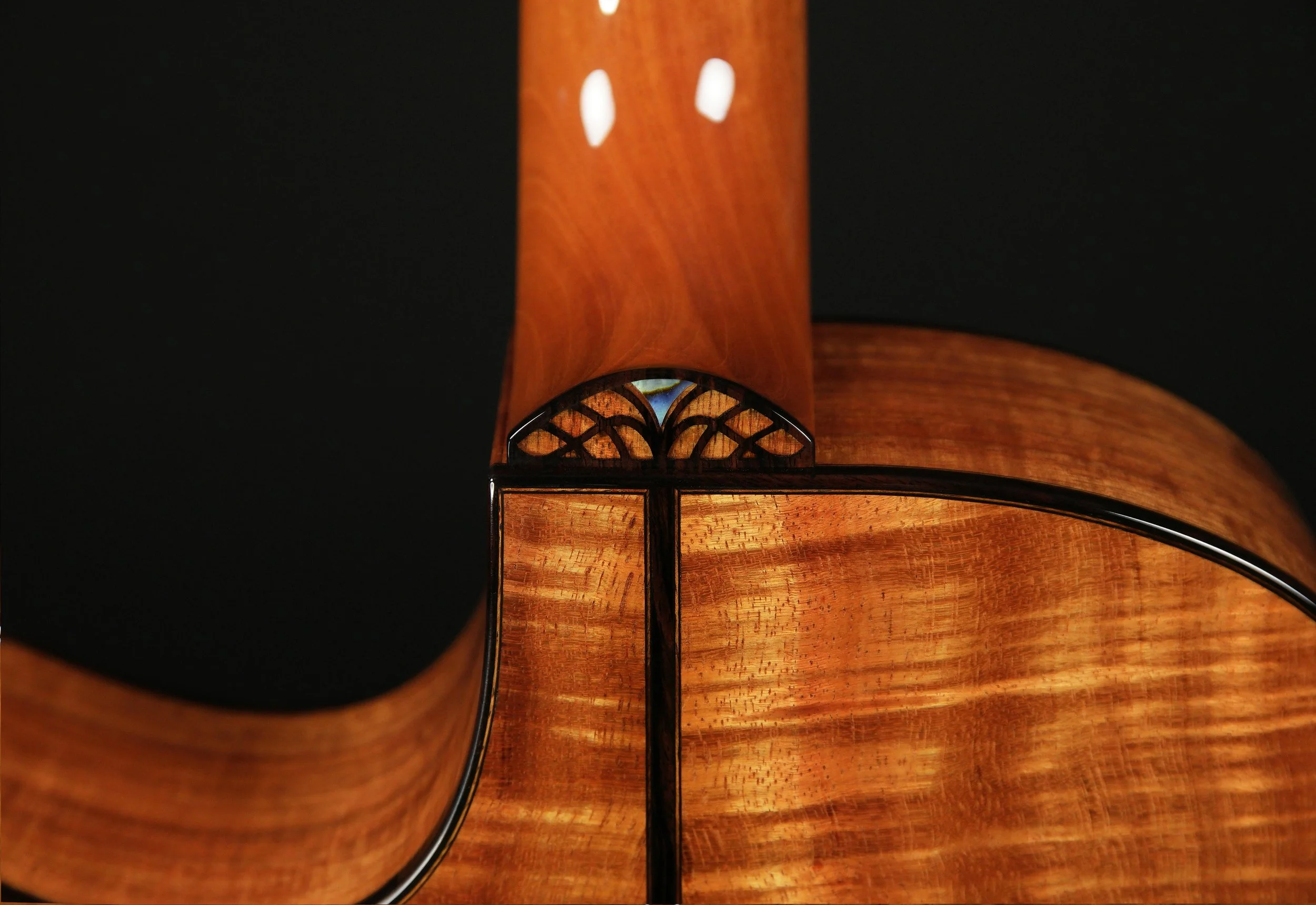 Woodland Edition - SJ model with 3D Malaysian Blackwood/ Paua heel cap