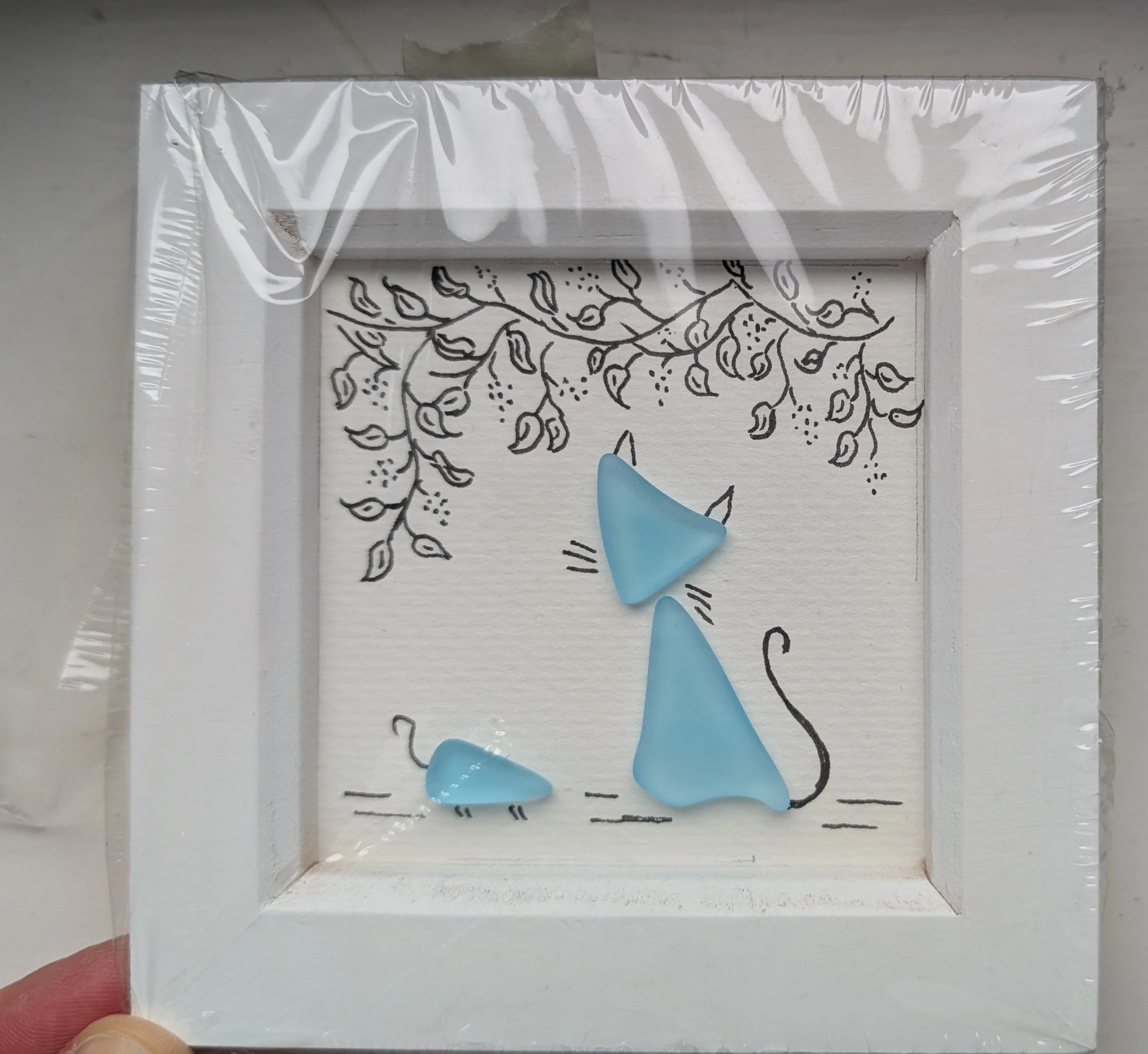 cat and mouse picture, £10