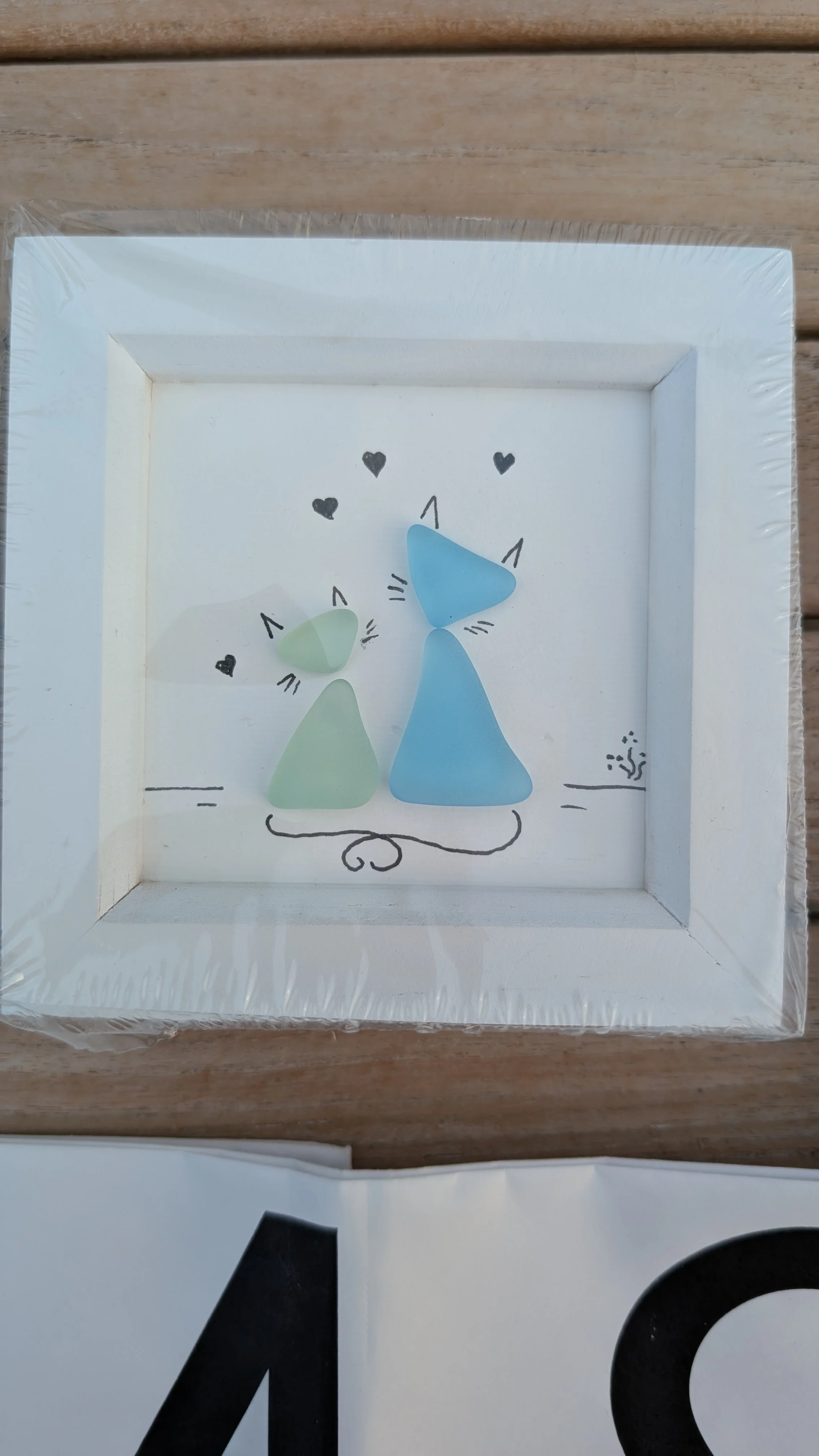 cat and kitten picture, £10